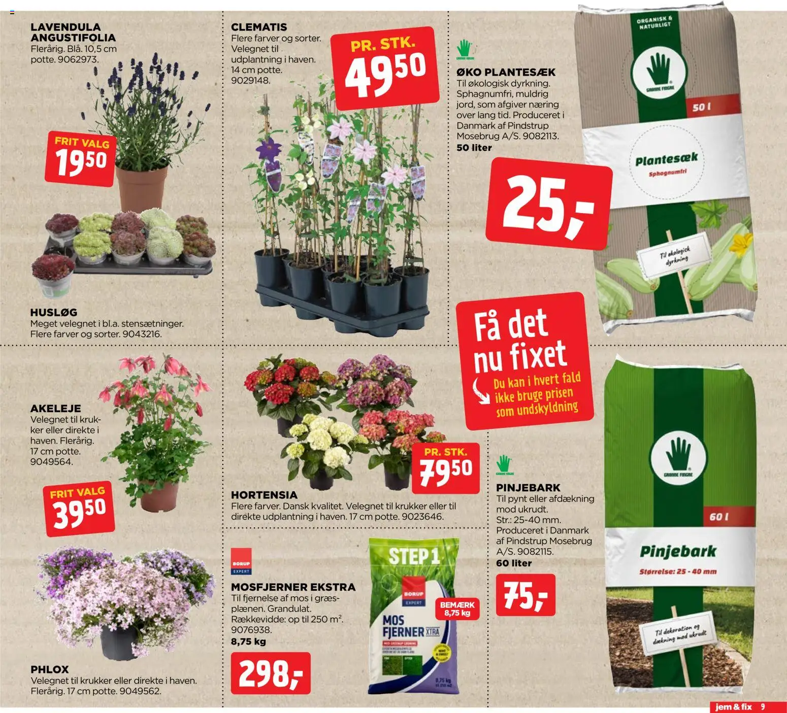 Jem & fix tilbudsavis – gyldig fra 17.05.2026 | Side: 9 | Produkter: Søm