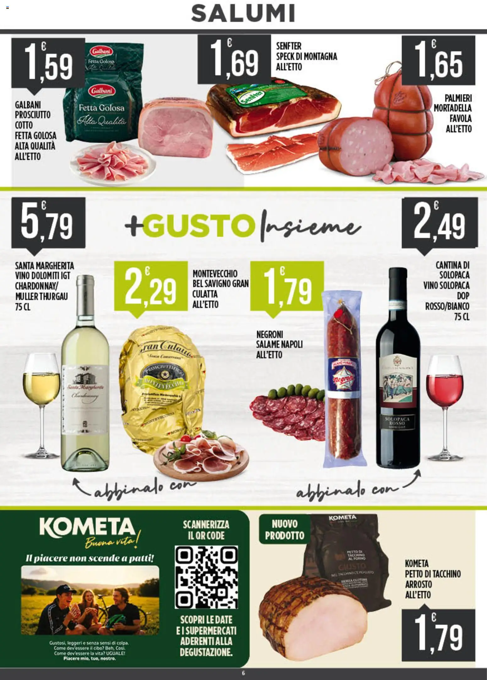 Volantino Euroesse del 04.05.2026 | Pagina: 6 | Prodotti: Speck, Salame, Tacchino, Prosciutto