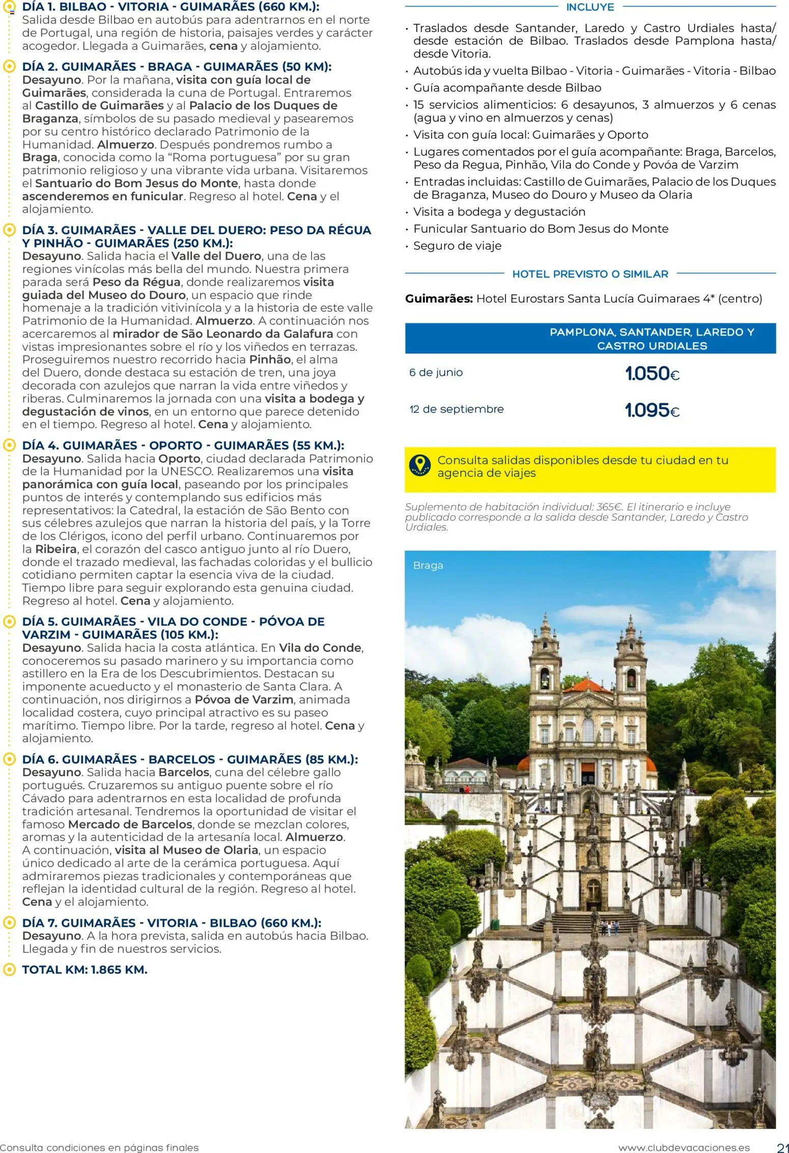 Viajes El Corte Inglés Zona Norte │ válido desde el 01.01.2026 | Página: 21 | Productos: Vino, Peso, Braga, Cuna