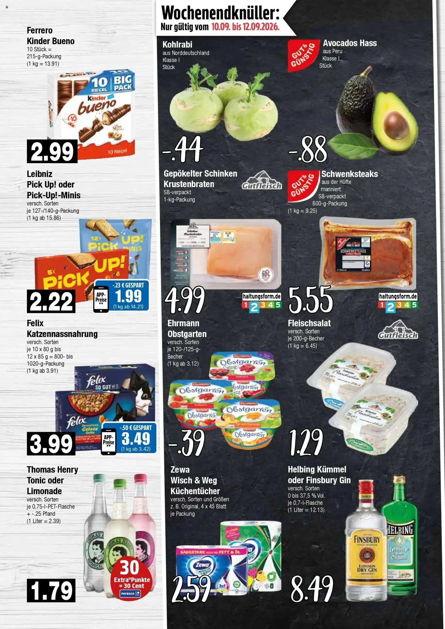 Edeka Prospekt Hamburg (ab 07.09.2026) » Angebote Online | Seite: 10 | Produkte: Kohlrabi, Kinder bueno, Zewa, Schinken