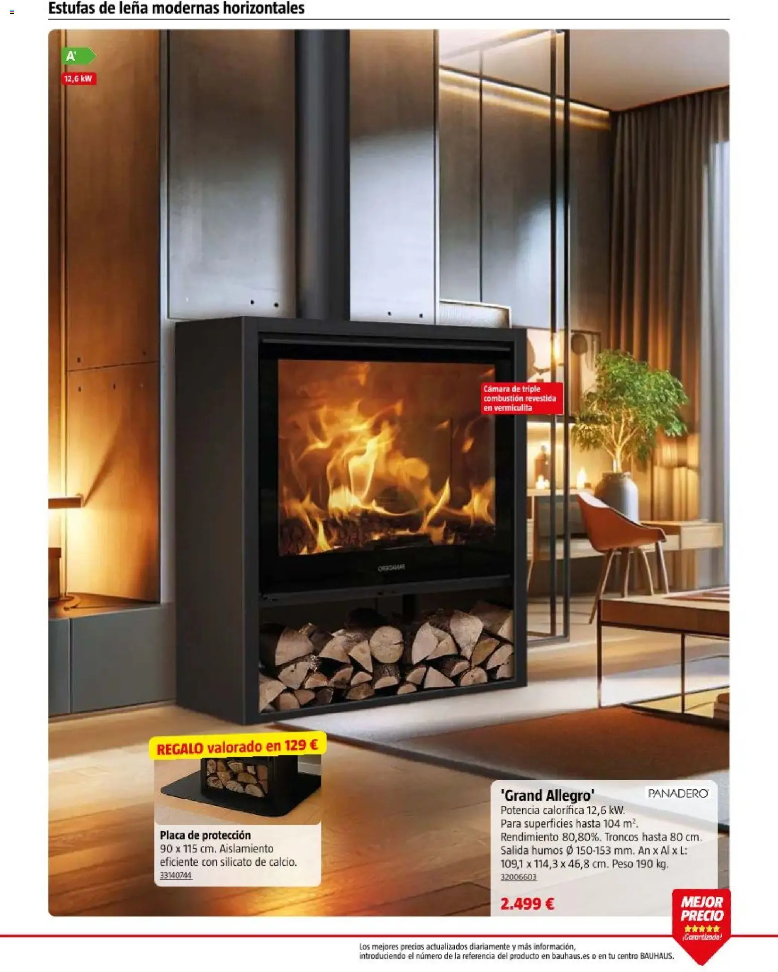 Bauhaus Calefacción │ válido desde el 29/09/2026 | Página: 33 | Productos: Cámara, Peso, Leña