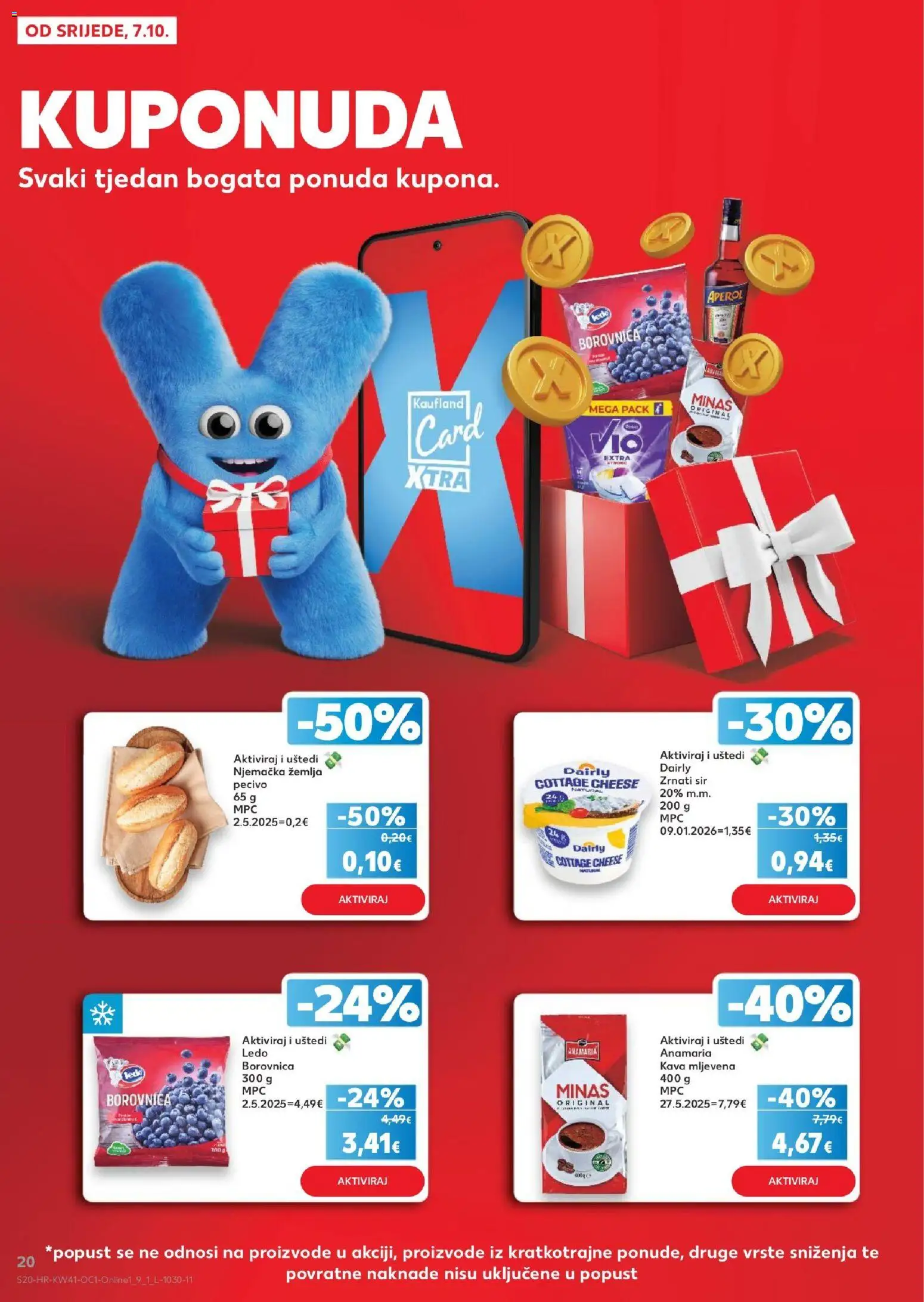 Kaufland katalog | vrijedi od 07.10.2026 | Stranica: 20 | Proizvodi: Cottage, Zemlja, Aperol, Pecivo