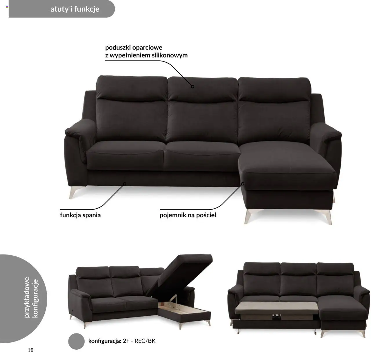 Black Red White Gazetka - Katalog mebli wypoczynkowych MAOS od 27.08.2024 | Strona: 18 | Produkty: Pościel