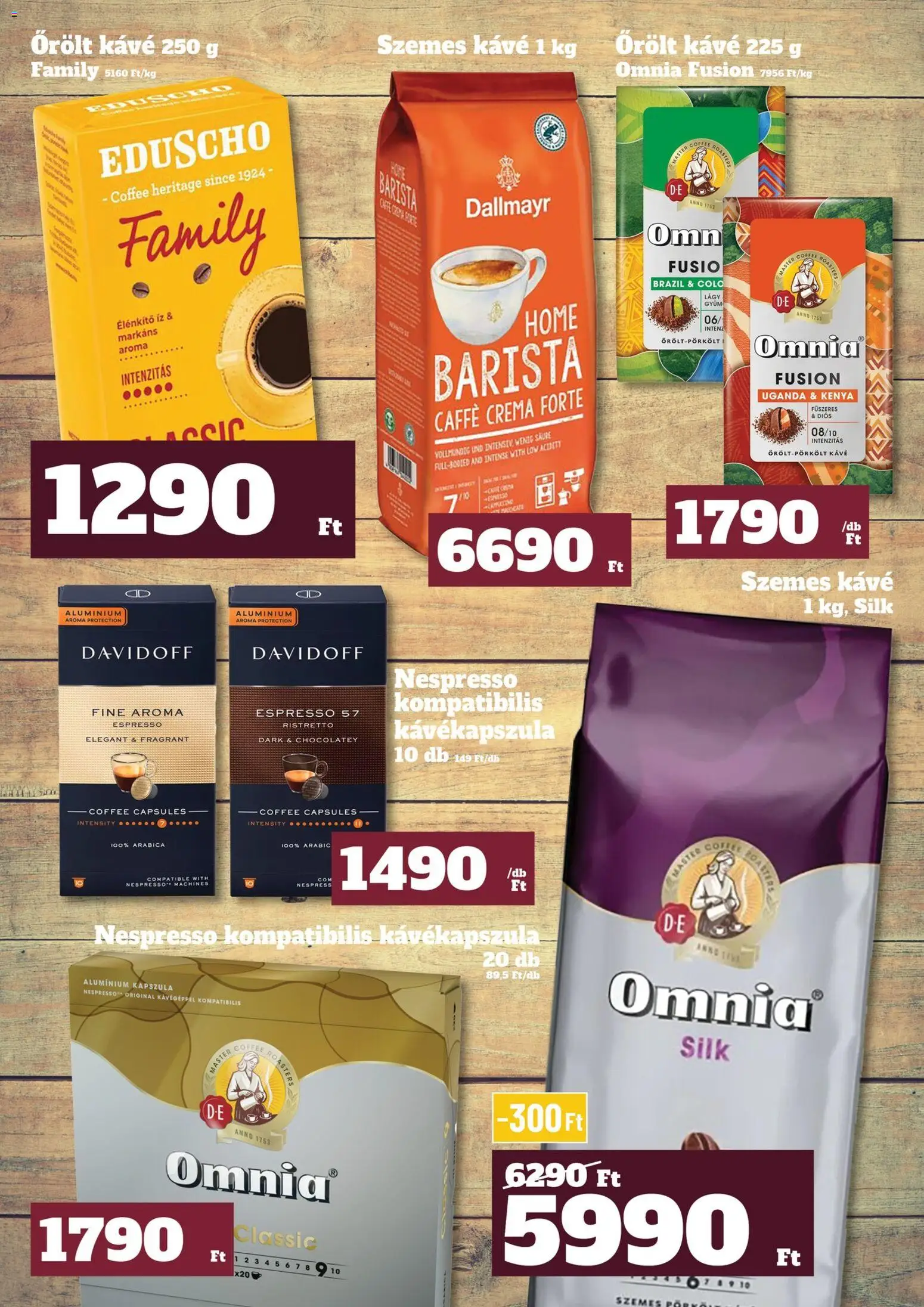 Family Diszkont akciós ujság - amely érvényes a következő dátumtól: 09.04.2026 | Oldal: 18 | Termékek: Kávékapszula, Kávé, Szemes kávé, Őrölt kávé