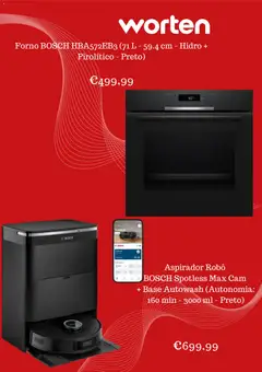Pré-visualização Worten Promoções válido de 19.04.2026 | Página: 6 | Produtos: Forno, Robô, Aspirador, Base