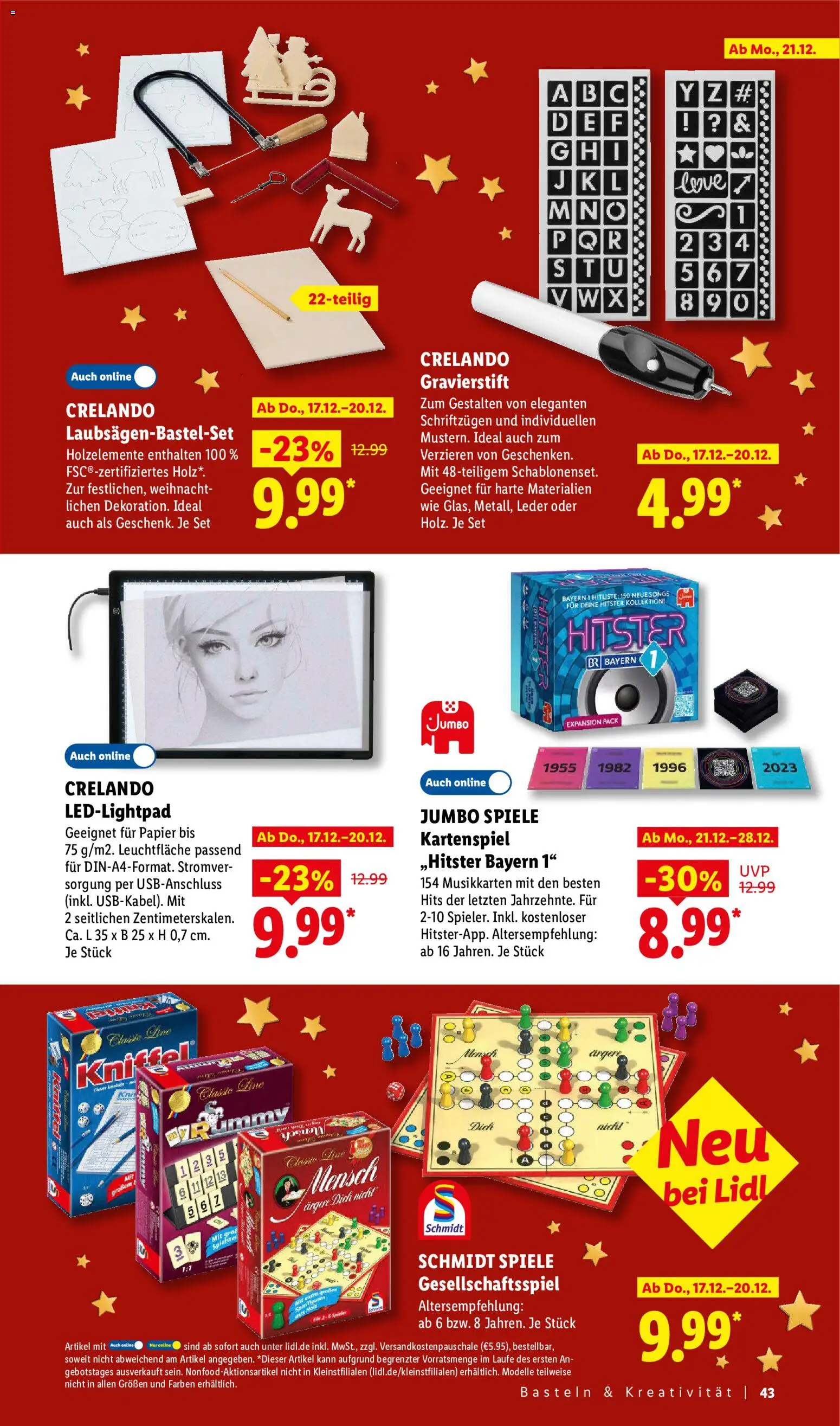 Lidl Německo leták - Spielwarenmagazin 2026 od 19.10.2026 | Strana: 43