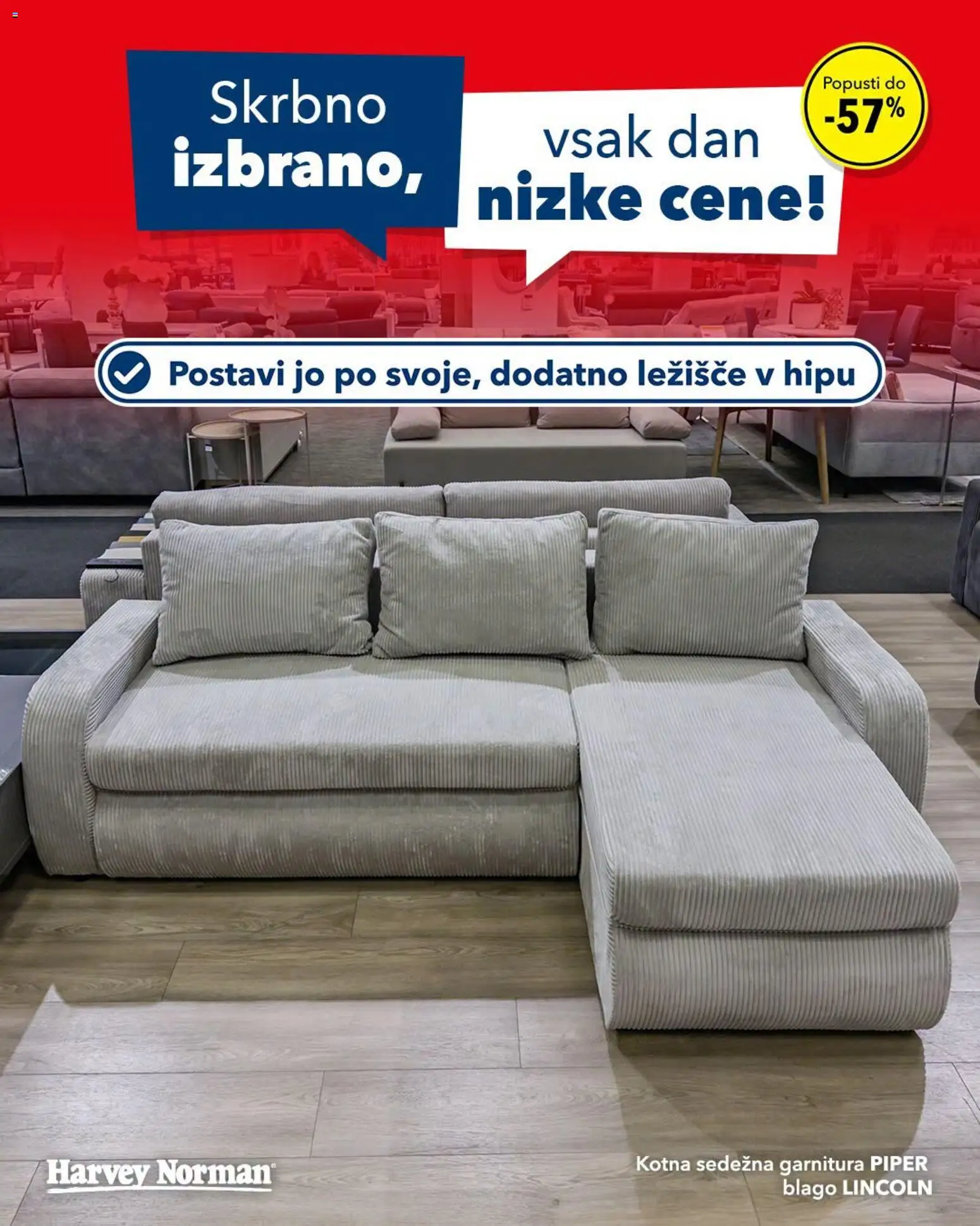 Novi Harvey Norman katalog ponudbe – veljaven od 21.07.2026 | Stran: 5 | Izdelki: Ležišče, Sedezna garnitura