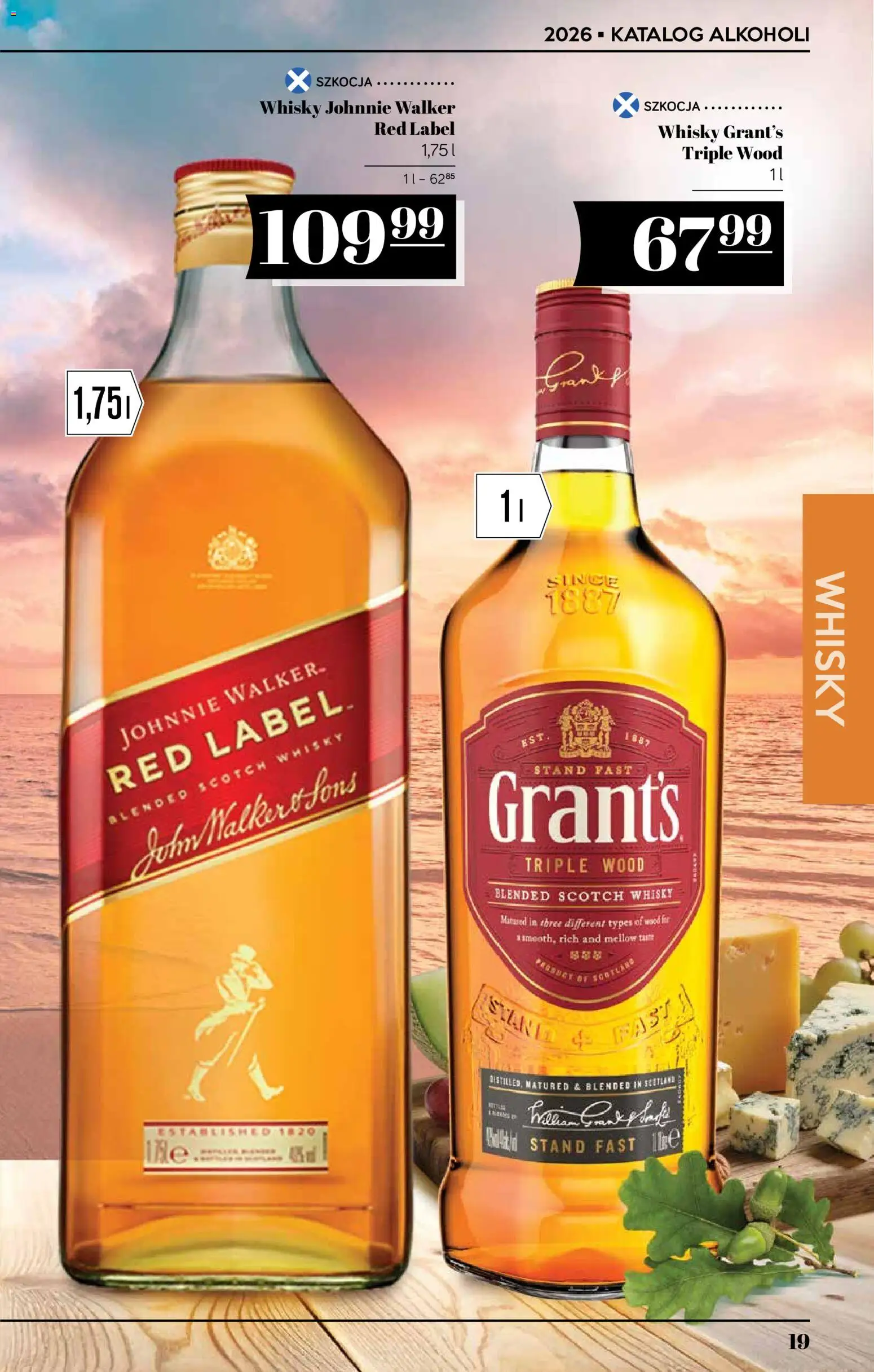 POLOmarket katalog - Alkoholi od 16.07.2026 | Strona: 19 | Produkty: Grant's, Red label, Whisky