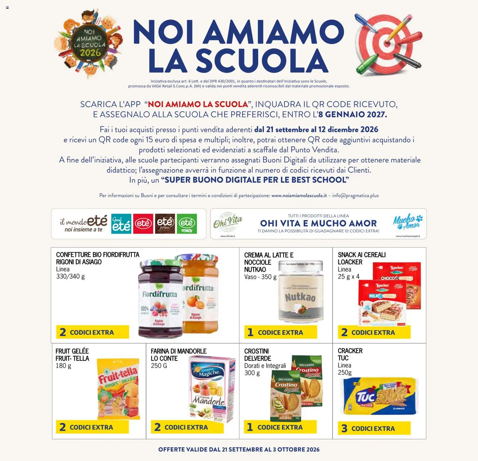 Volantino Eté del 22/09/2026 | Pagina: 39 | Prodotti: Tè, Cereali, Mandorle, Scaffale
