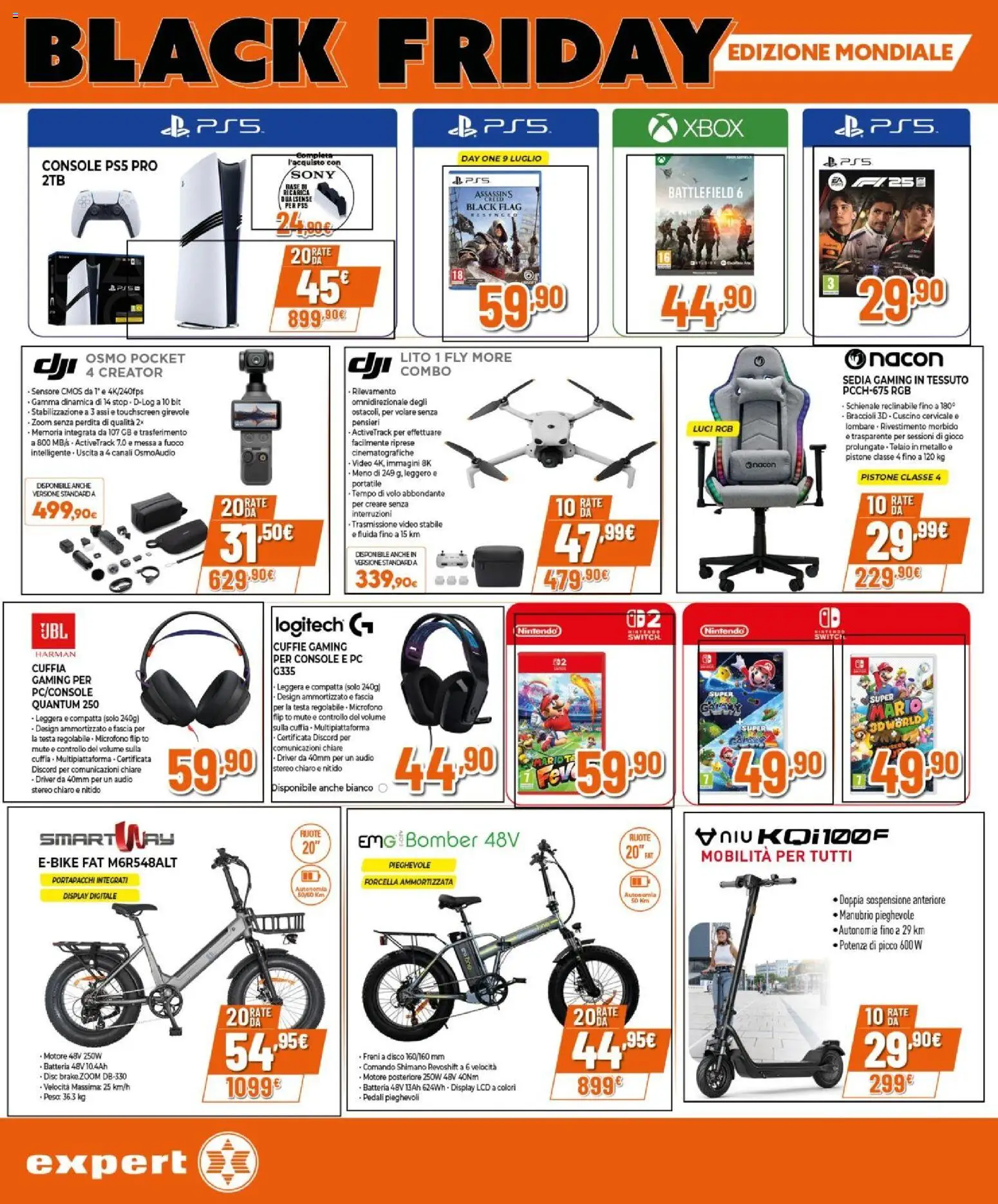 Volantino Expert del 02/07/2026 | Pagina: 14 | Prodotti: PC, Video, Audio, Sedia