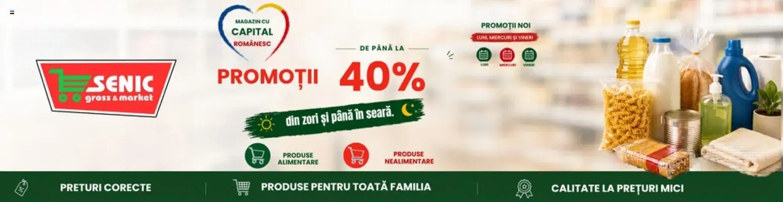 Noul catalog Senic – valabil de la 01.06.2026 | Pagină: 1 | Produse: Mici