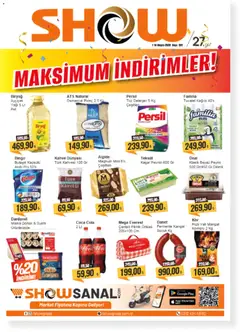 01.05.2026 tarihinden itibaren geçerli olan Show Market kataloğu önizlemesi