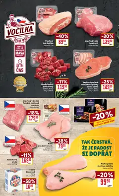 Náhled letáku Billa Velký leták od 06.05.2026 | Strana: 3 | Produkty: Sádlo, Vepřová pečeně, Sous vide, Váleček