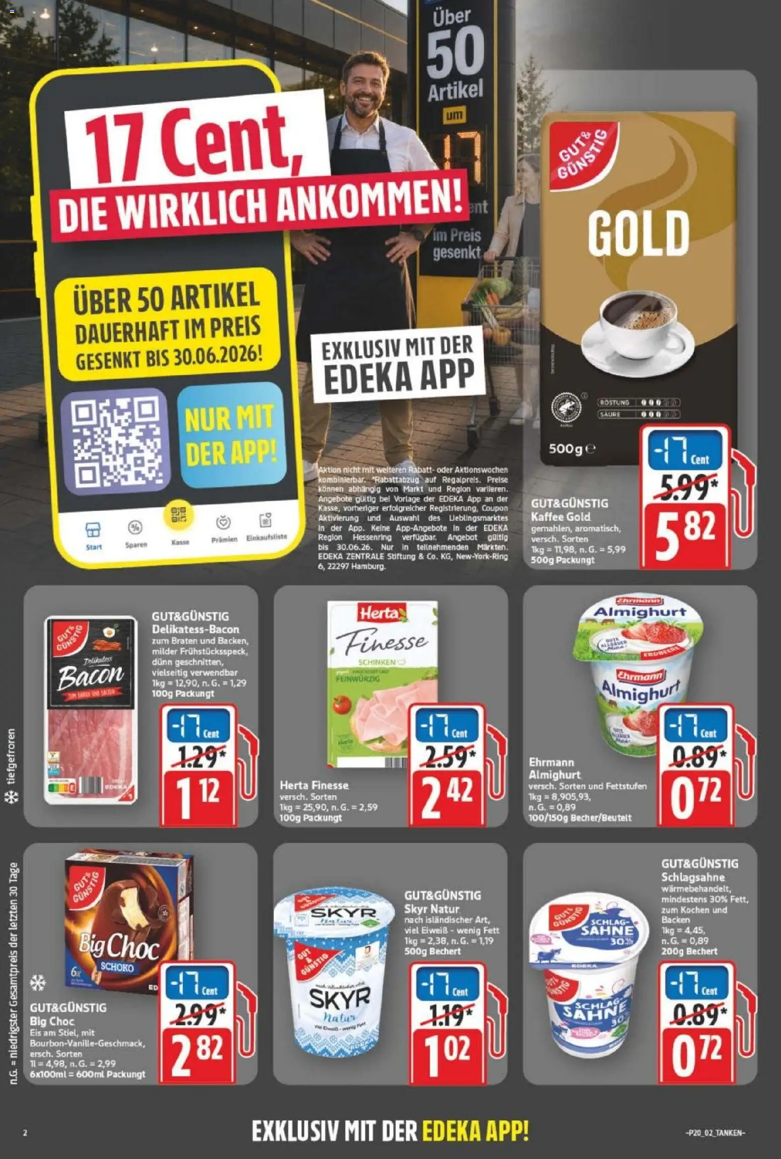NP Discount Prospekt – gültig ab 11.05.2026 | Seite: 2 | Produkte: Schlagsahne, Sahne, Herta finesse, Eis