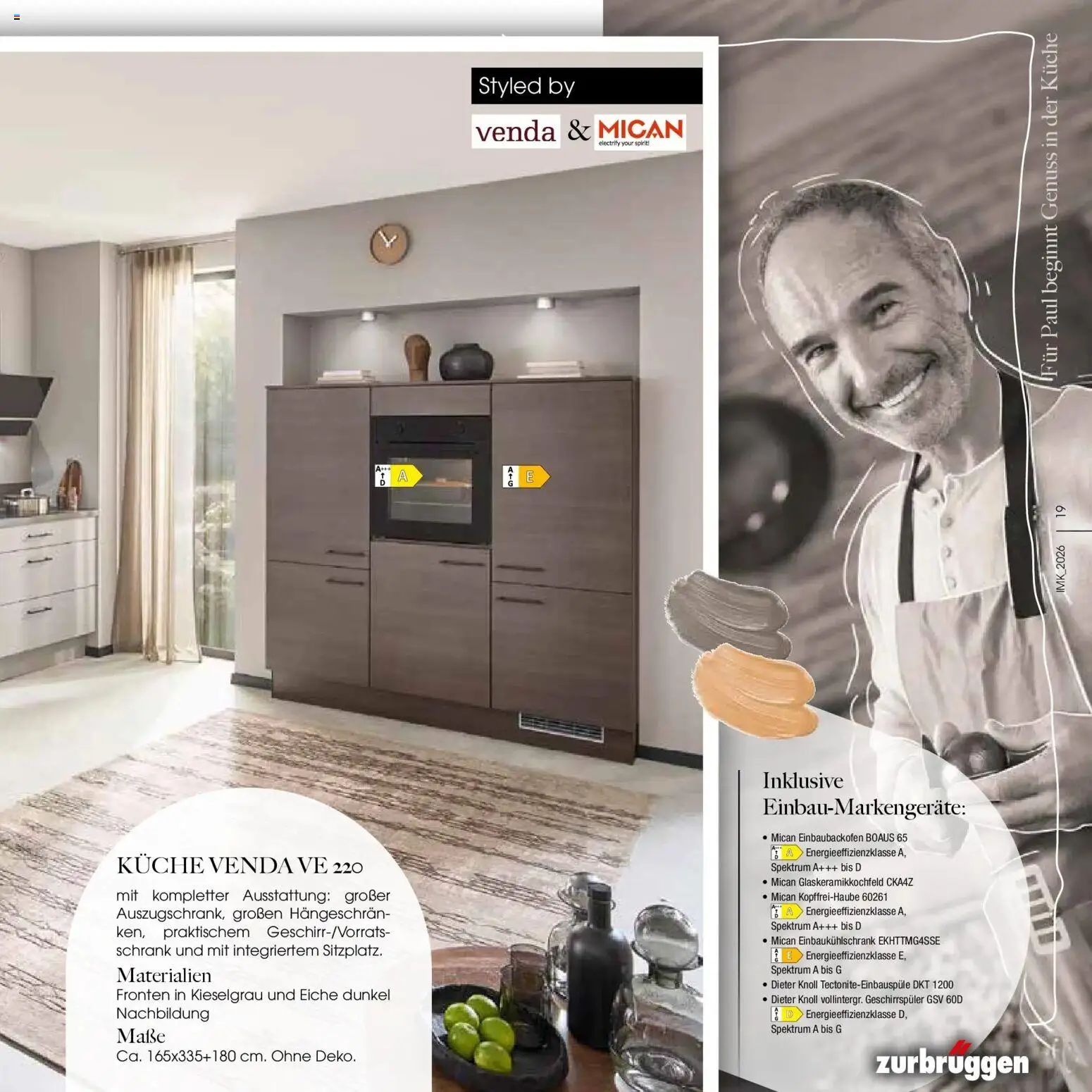 Zurbrüggen Küchen Prospekt 2026 – gültig ab 24.07.2026 | Seite: 19 | Produkte: Geschirrspüler, Schrank, Küche