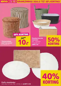Xenos folder - Voorbeeld van een folder van Xenos, geldig van 19-10-2026 | Pagina: 12 | Producten: Vloerkleden, Manden