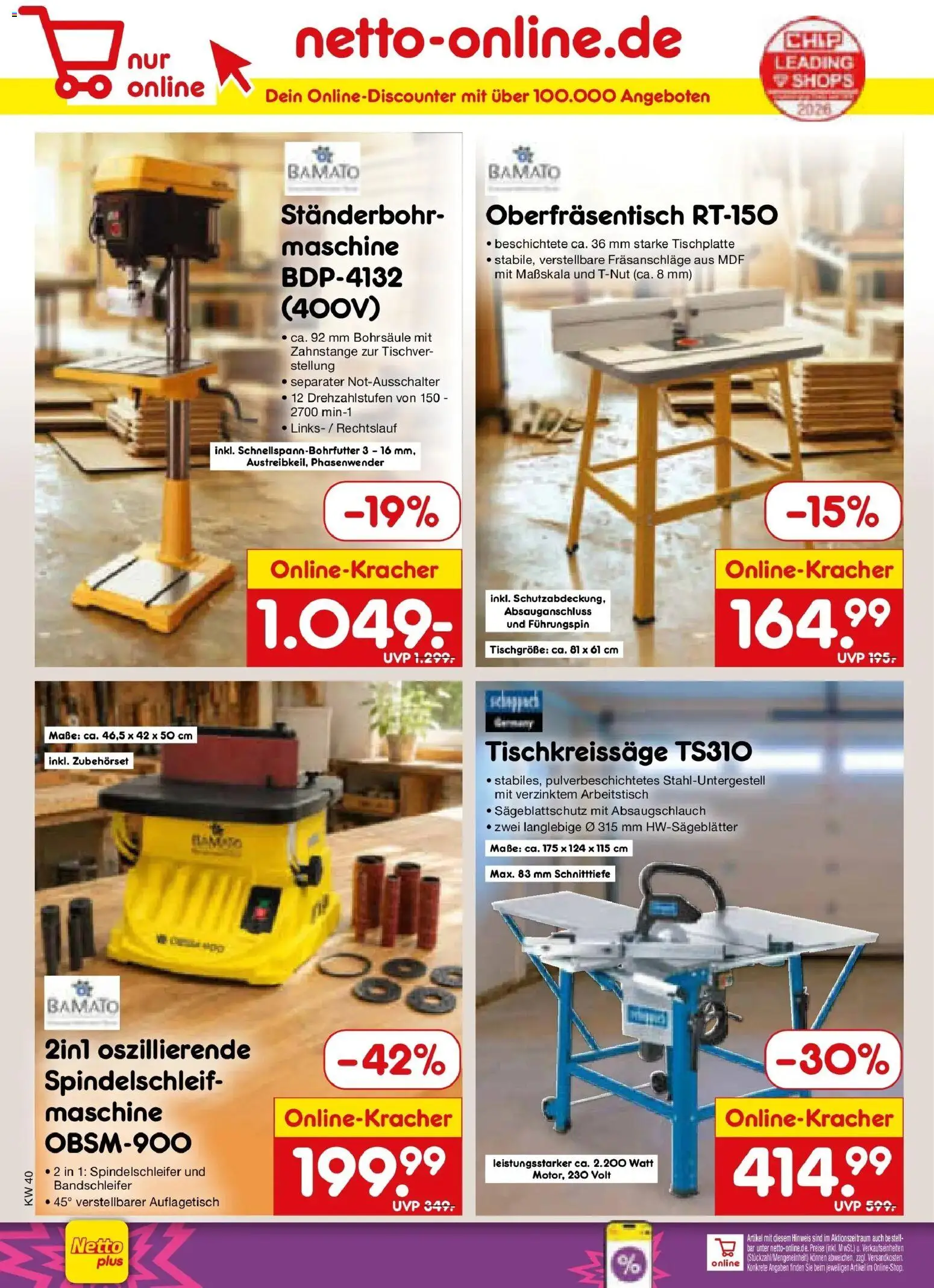 Netto Marken-Discount Prospekt Kremmen – gültig ab 28.09.2026 | Seite: 68 | Produkte: Arbeitstisch