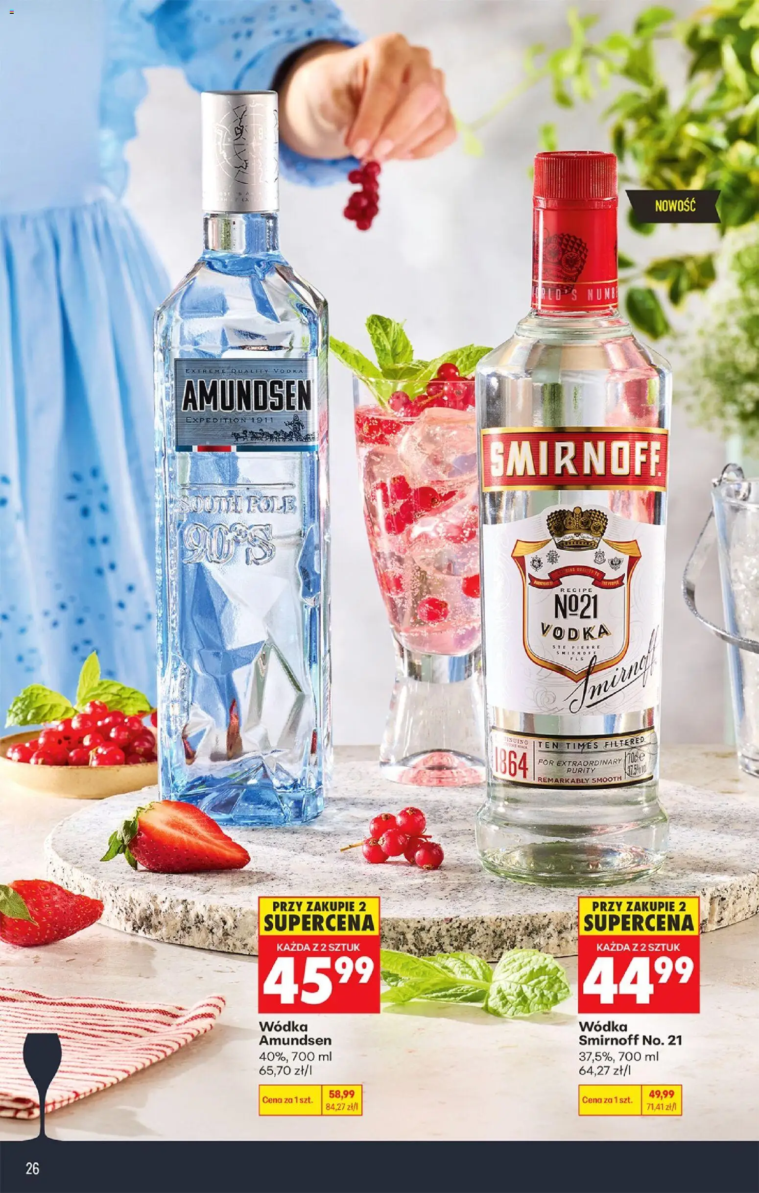 Biedronka Polsko leták - Czas na toast od 20.04.2026 | Strana: 26 | Produkty: Vodka