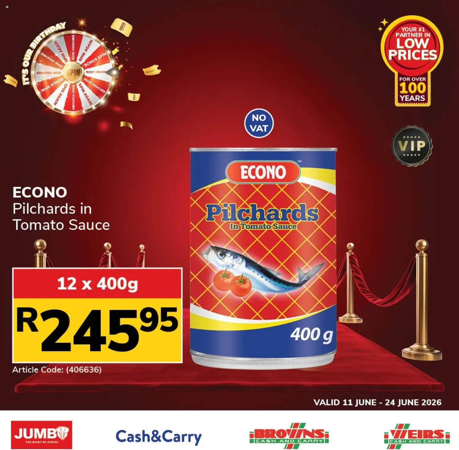 New Jumbo catalogue – valid from 11.06.2026 | Page: 5 | Products: Pilchards, Tomato sauce, Sauce