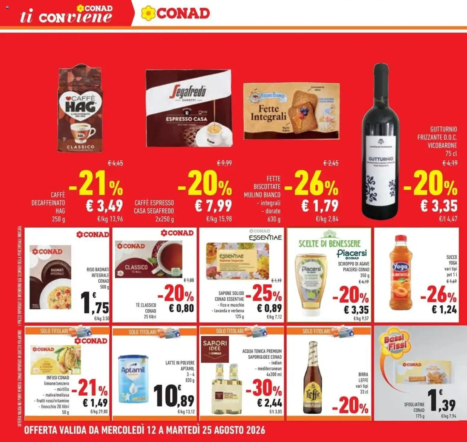 Volantino Conad dal 12/08/2026 > Anteprima | Pagina: 34