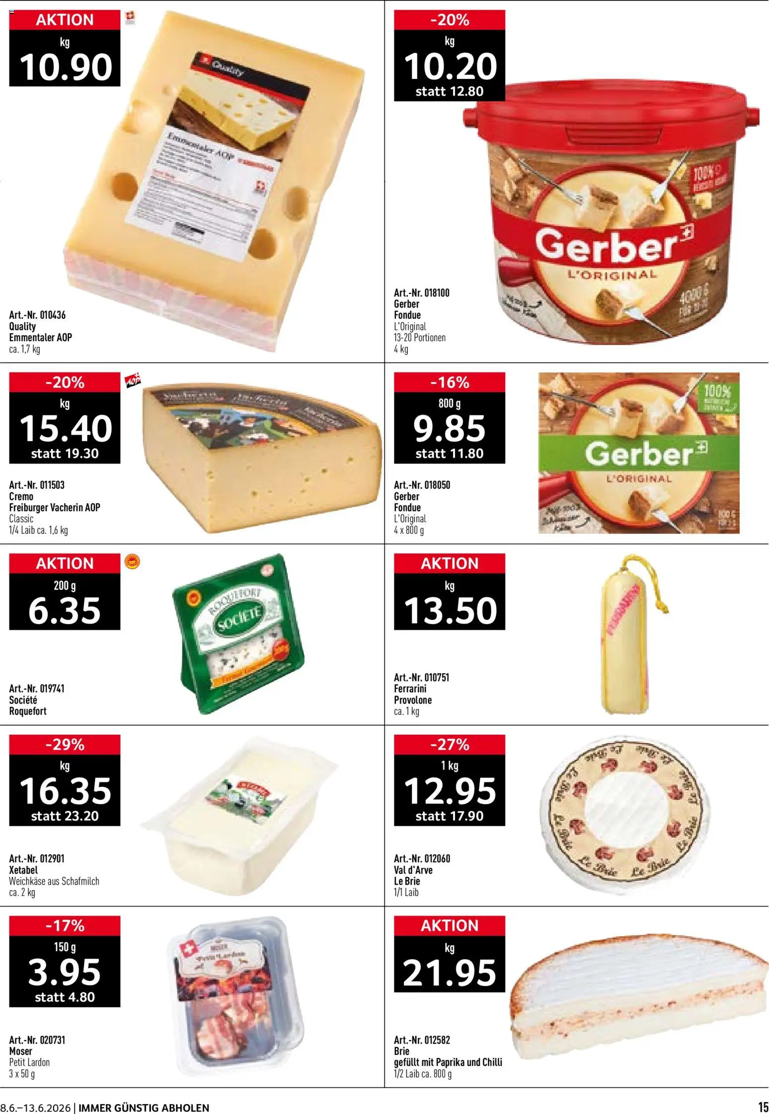 Prodega aktionen – gültig ab 08.06.2026 | Seite: 15 | Produkte: Fondue
