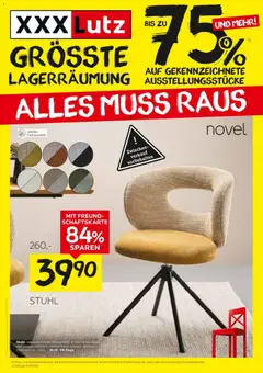 XXXLutz Größte Lagerräumung ab 12.09.2026 gültig
