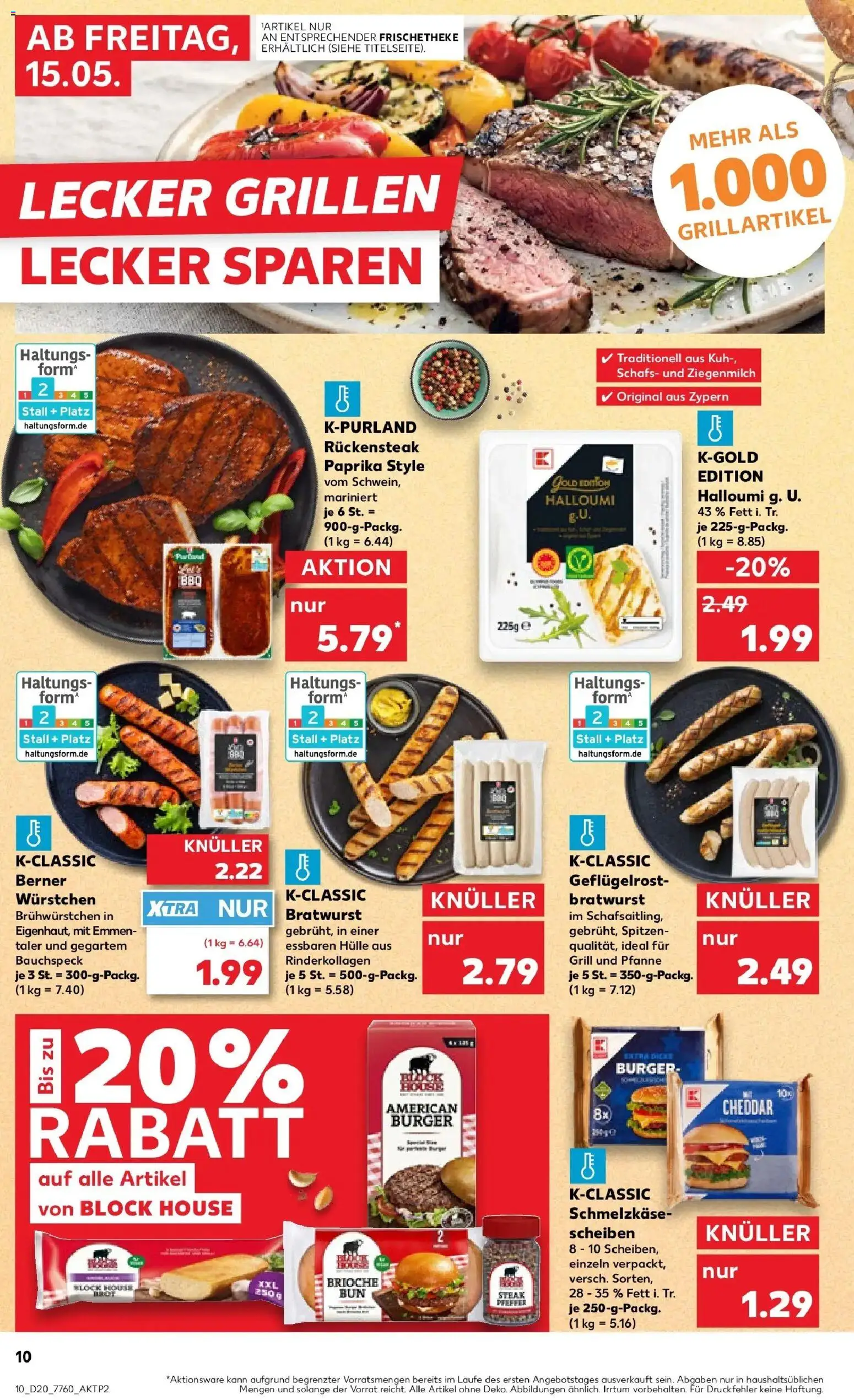 Kaufland Prospekt Dingolfing	 – gültig ab 10.05.2026 | Seite: 17 | Produkte: Hülle, Bratwurst, Brot, Steak