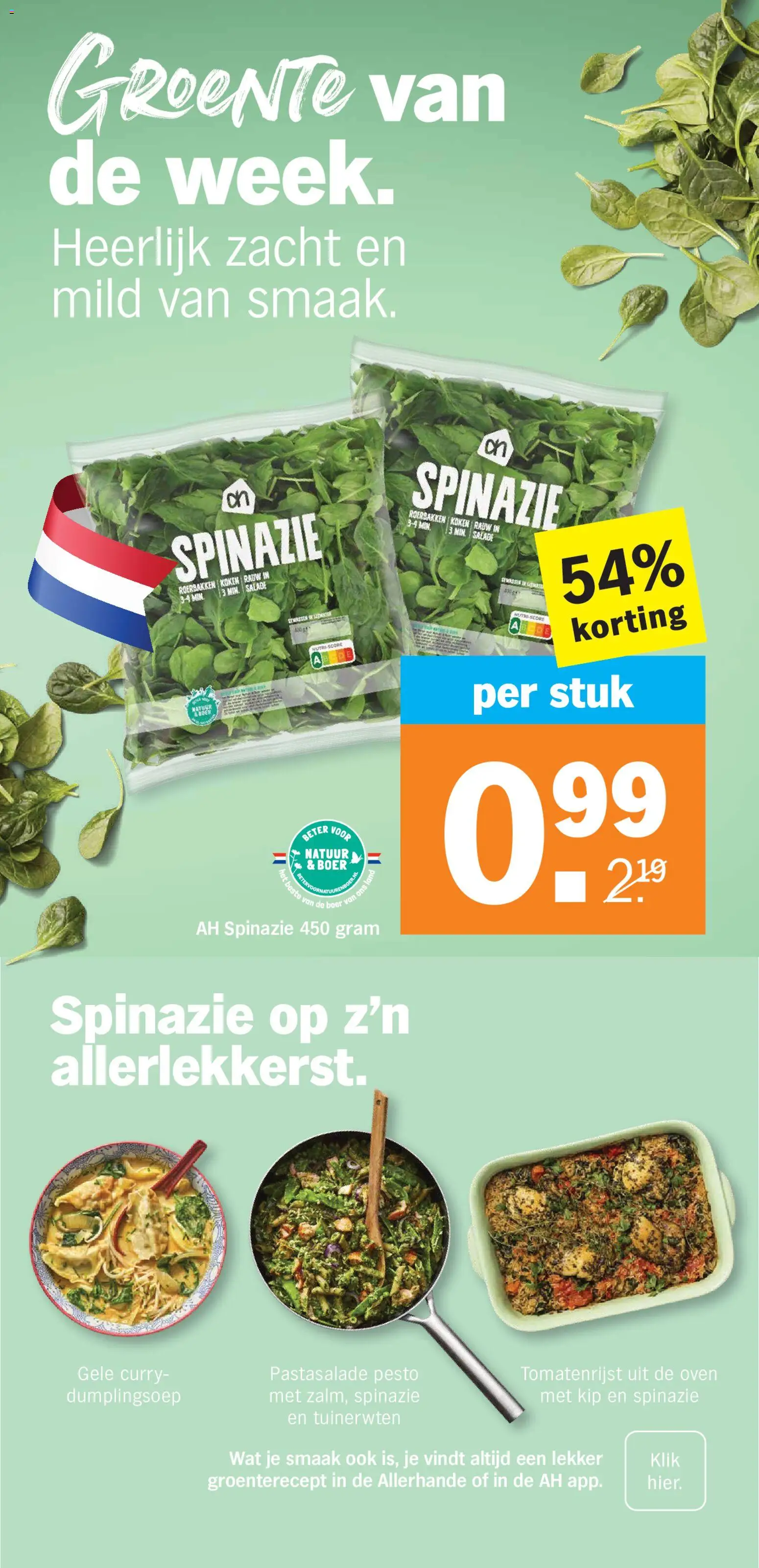 {H1} | Pagina: 8 | Producten: Spinazie, Oven, Pesto, Kip