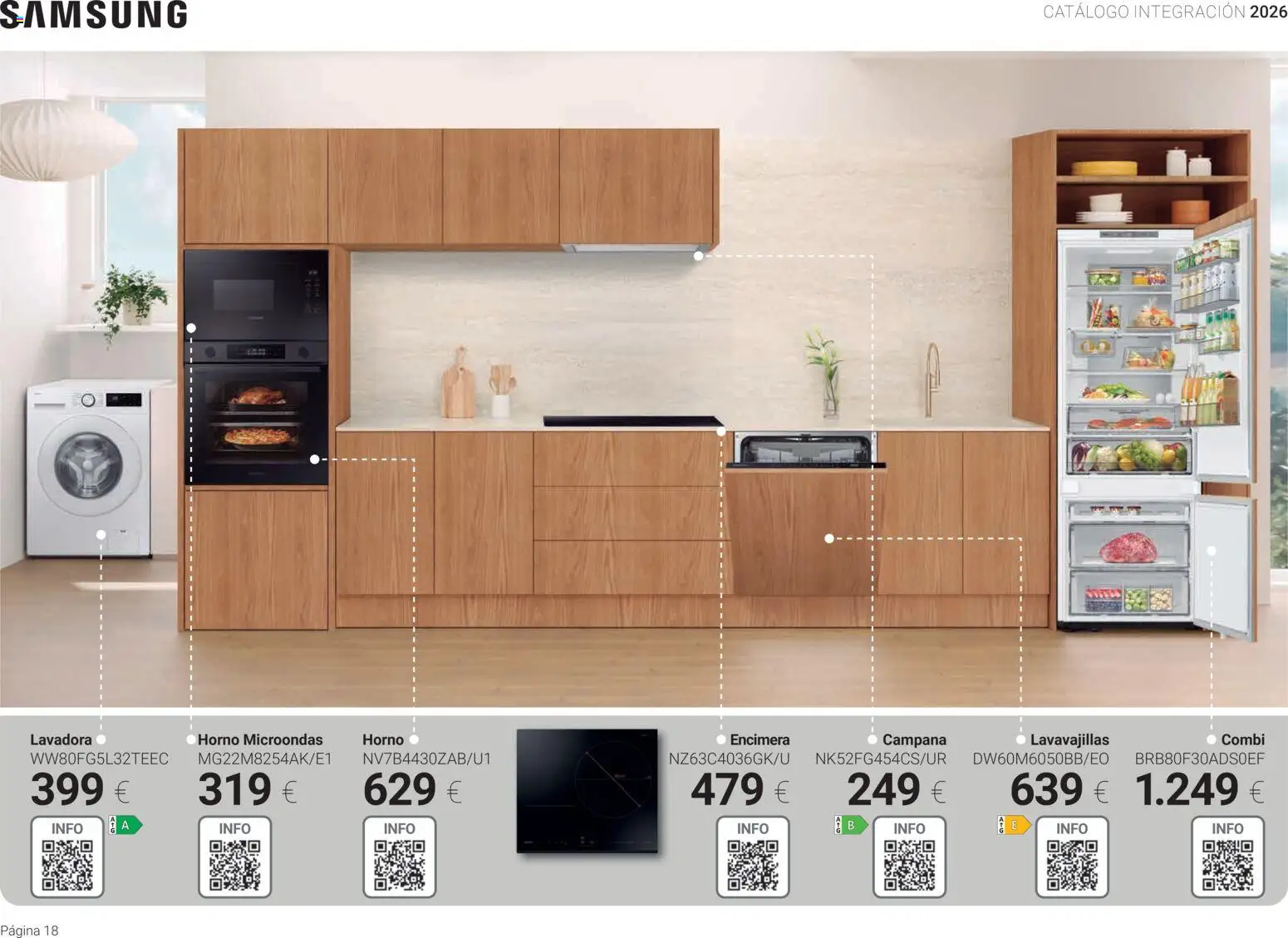 Milar folleto │ válido desde el 01.04.2026 | Página: 18 | Productos: Lavadora, Horno microondas, Lavavajillas, Combi