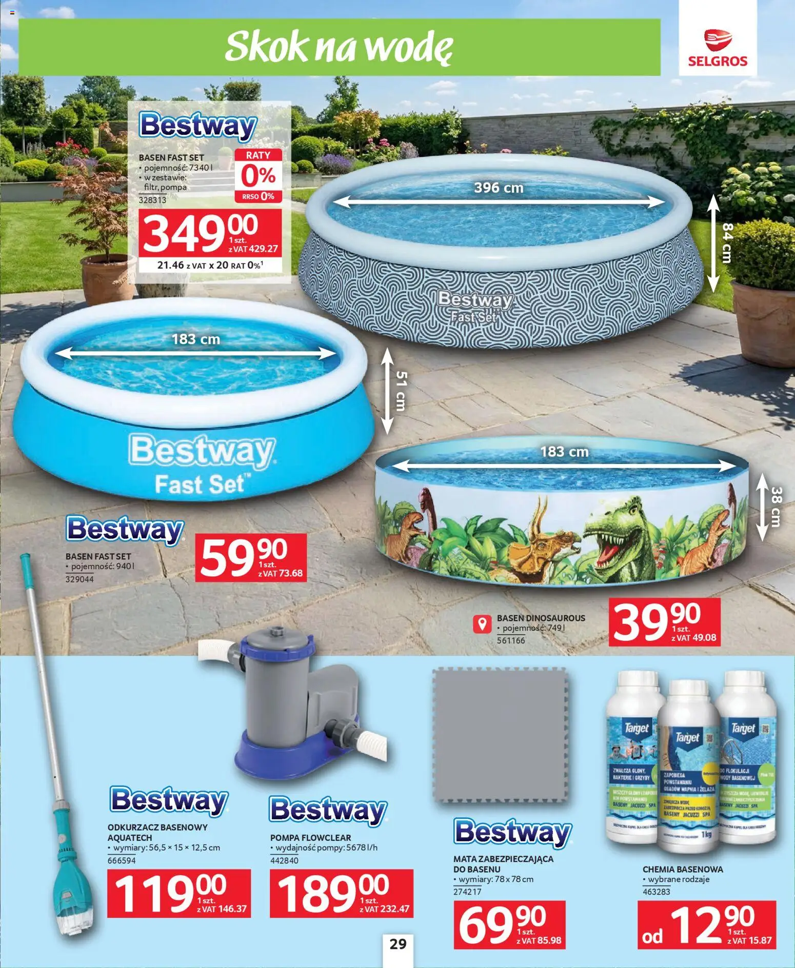 Selgros cash&carry gazetka - Grillowanie od 23.04.2026 | Strona: 41 | Produkty: Odkurzacz, Basen
