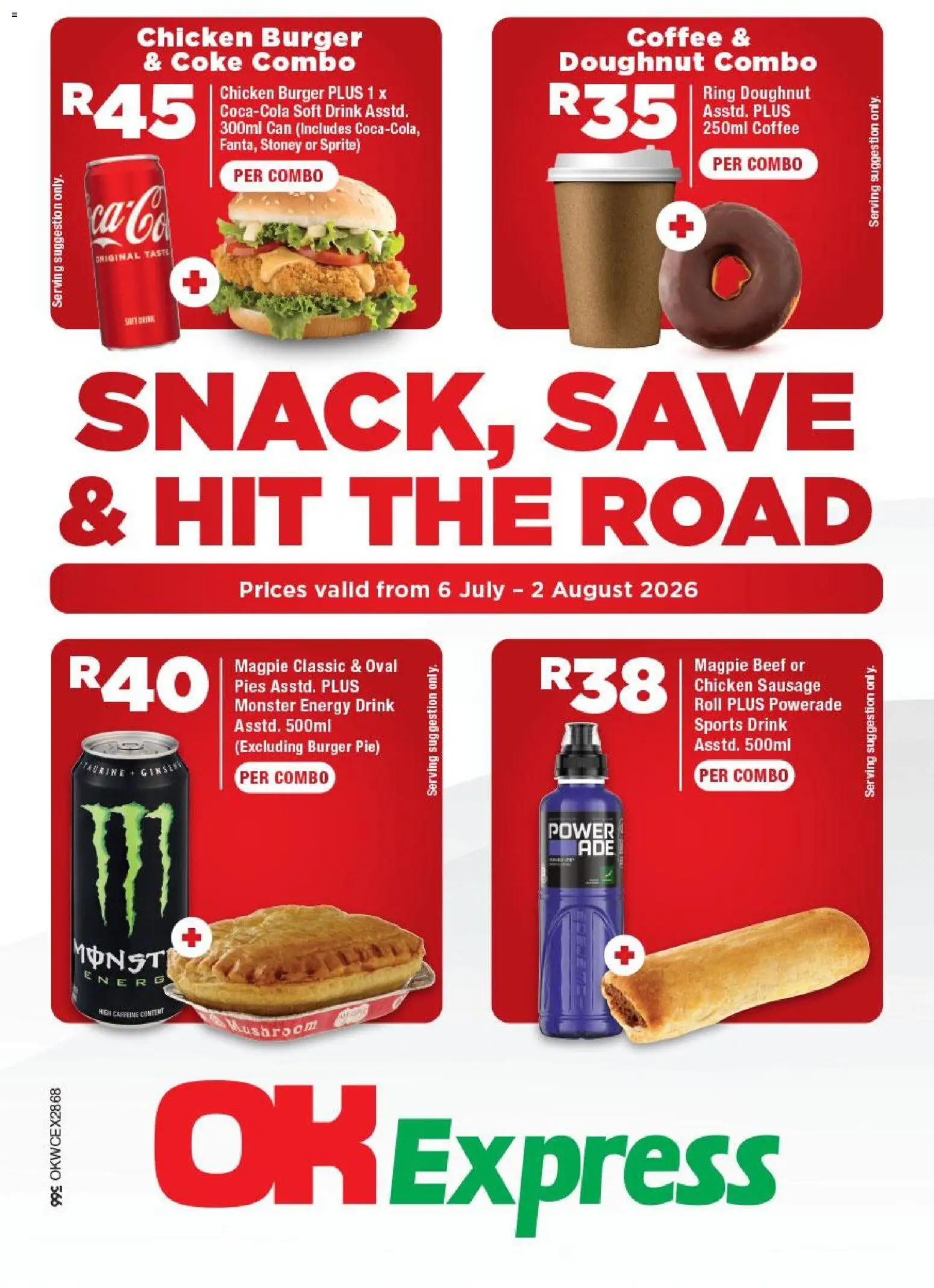 New OK Foods catalogue – valid from 06/07/2026 | Page: 1 | Products: Coffee, Beef, Stoney, Sausage