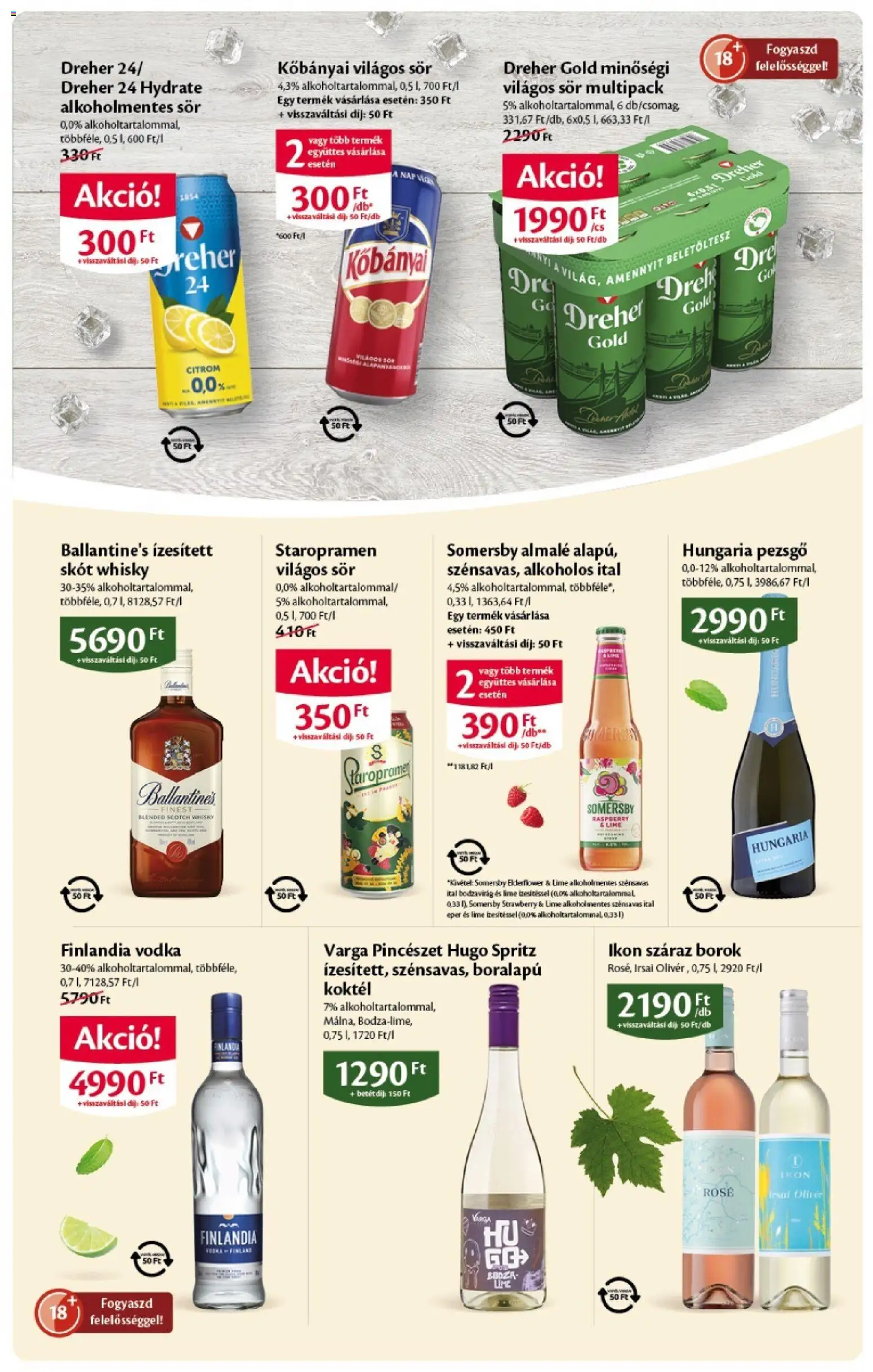 EcoFamily akciós ujság - amely érvényes a következő dátumtól: 2026.08.04. | Oldal: 10 | Termékek: Pezsgő, Sör, Eper, Whisky