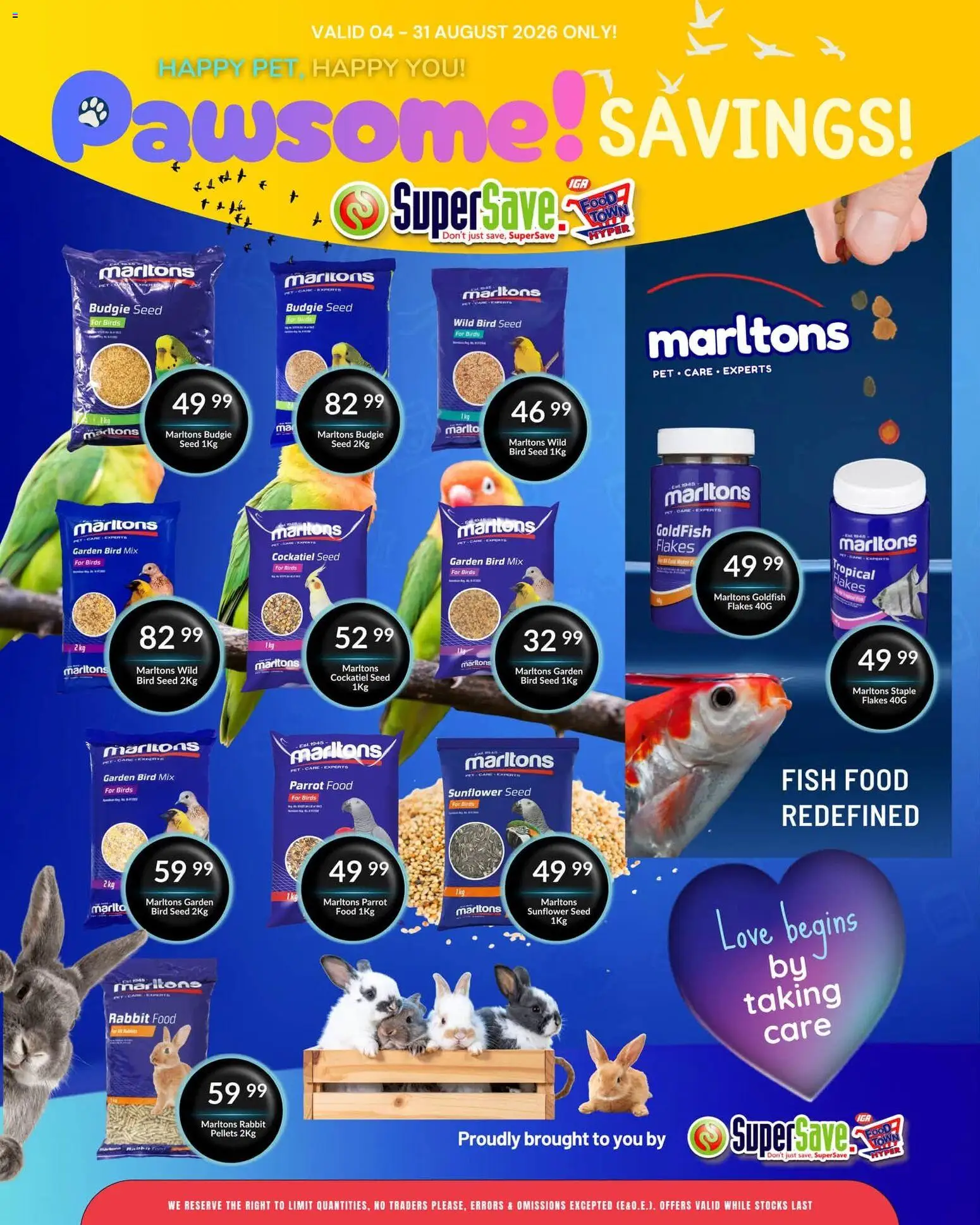 New Super Save catalogue – valid from 04/08/2026 | Page: 22 | Products: Queso de vaca, Fish, Flakes