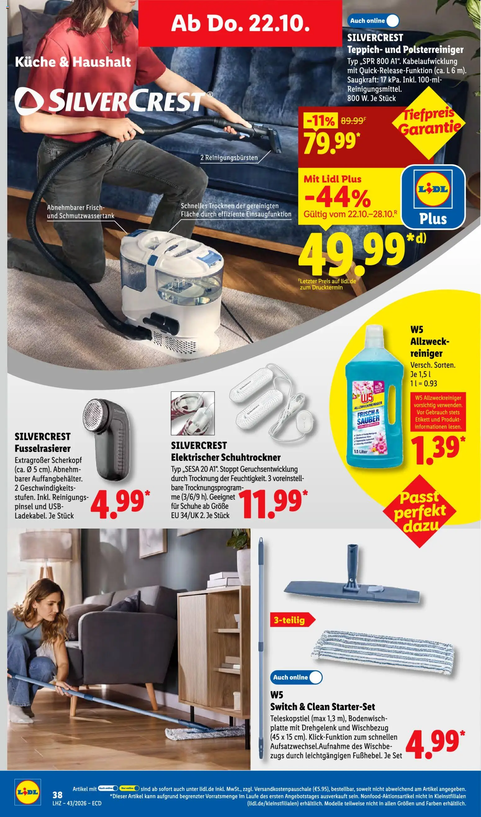 Lidl Německo leták od 19.10.2026 | Strana: 58 | Produkty: USB, W5