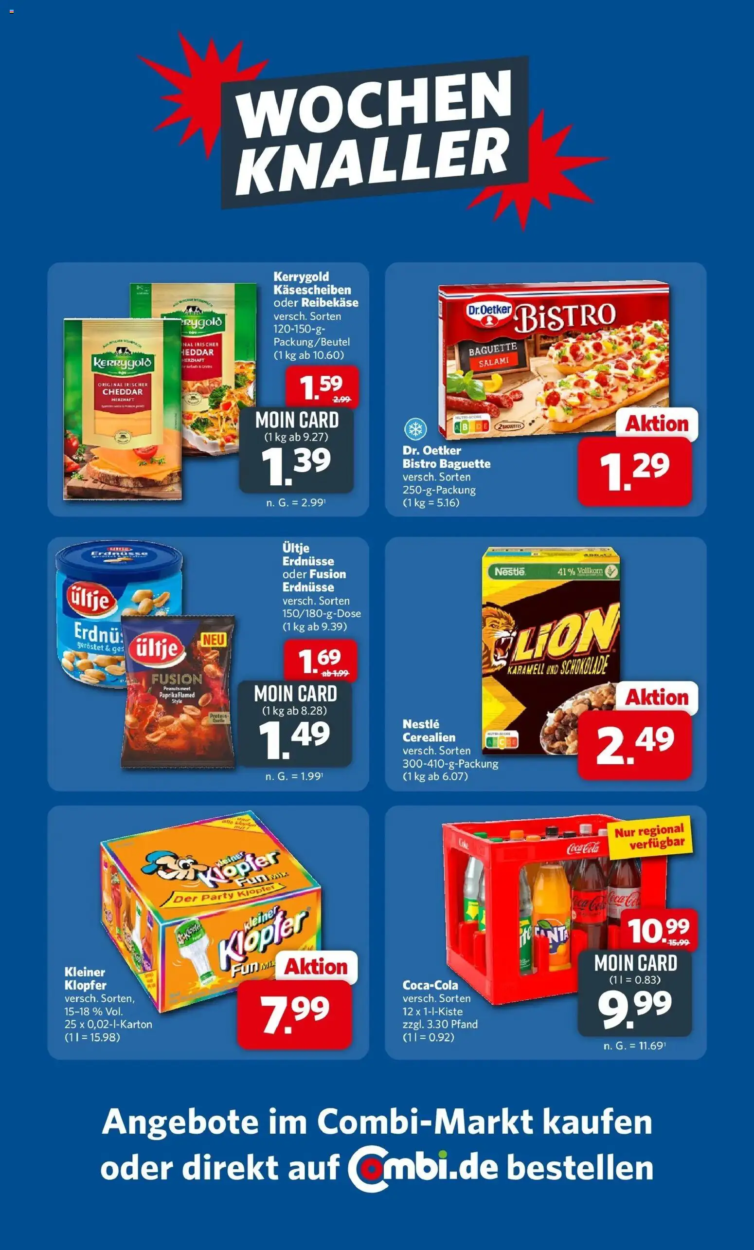 Combi Prospekt Dülmen (ab 24.08.2026) zum Blättern | Seite: 32 | Produkte: Erdnüsse, Coca cola, Cola, Baguette