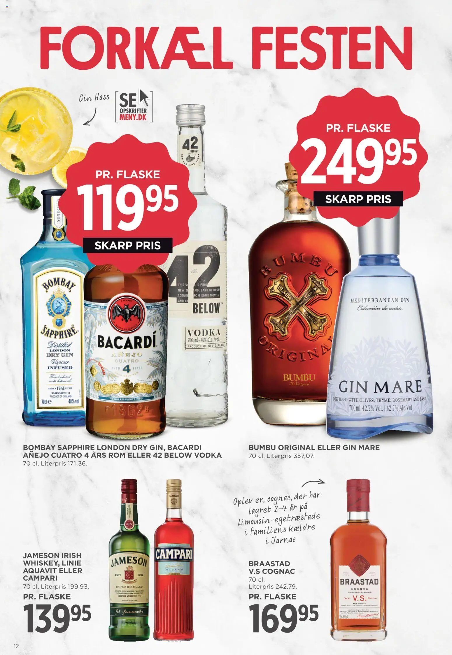 Meny tilbudsavis – gyldig fra 24/07/2026 | Side: 25 | Produkter: Gin, Vodka, Rom