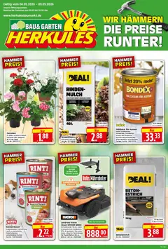 HERKULES Bau & Garten ab 04.05.2026 gültig