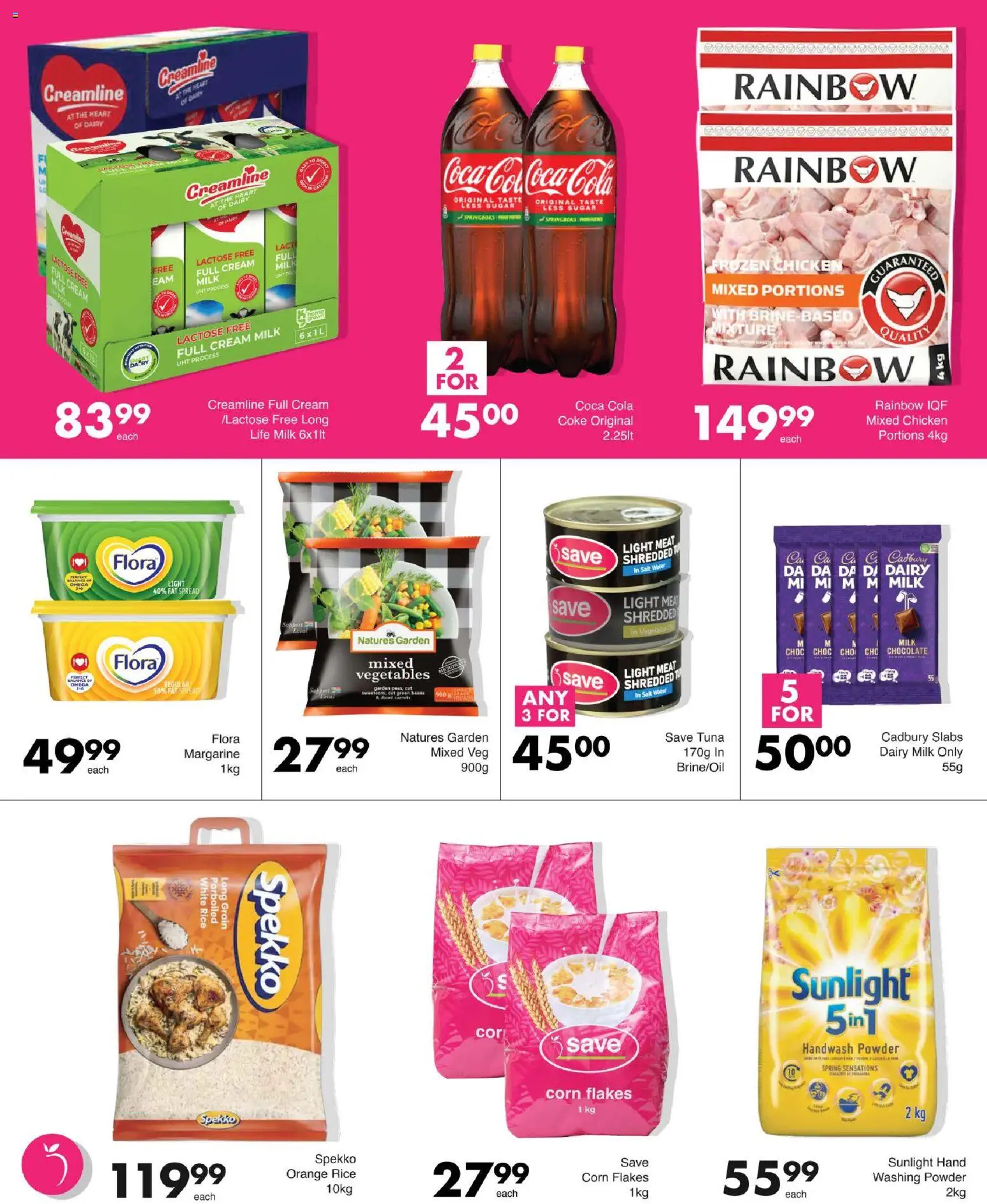 New Save catalogue – valid from 15/10/2026 | Page: 2 | Products: Vegetables, Fat spread, Washing powder, Sugar