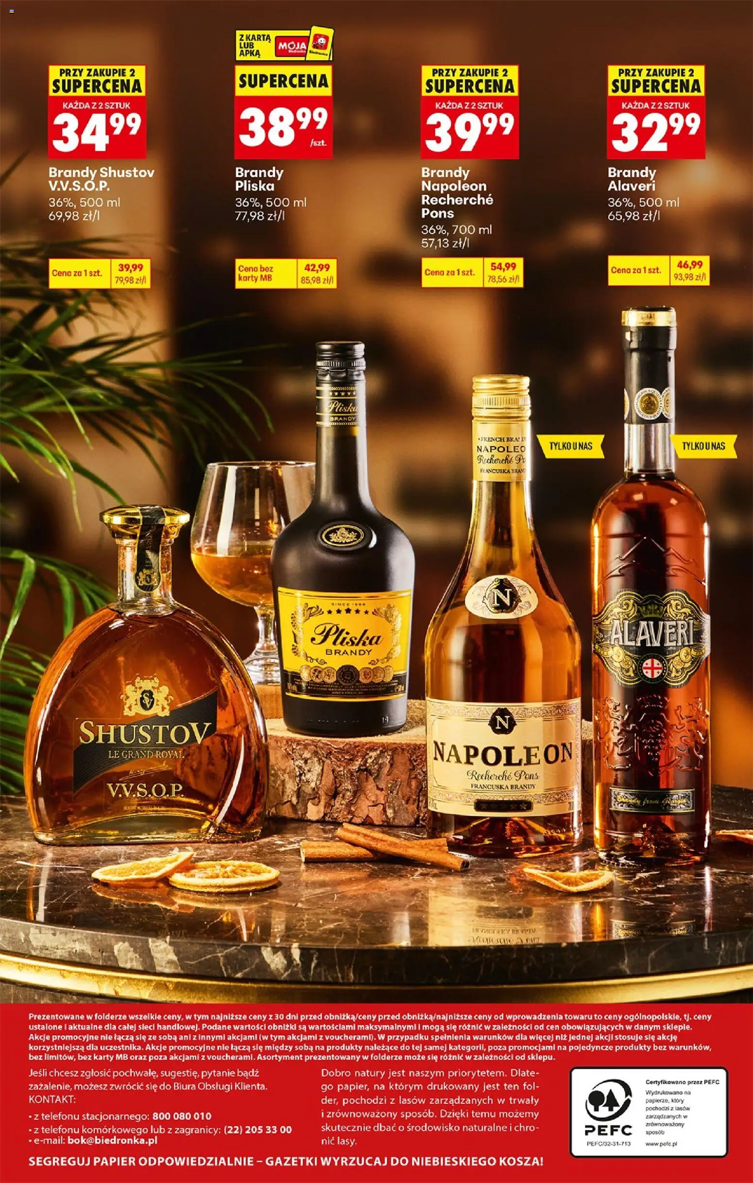 Biedronka Polsko leták - Czas na toast od 15.06.2026 | Strana: 39 | Produkty: Brandy, Karty