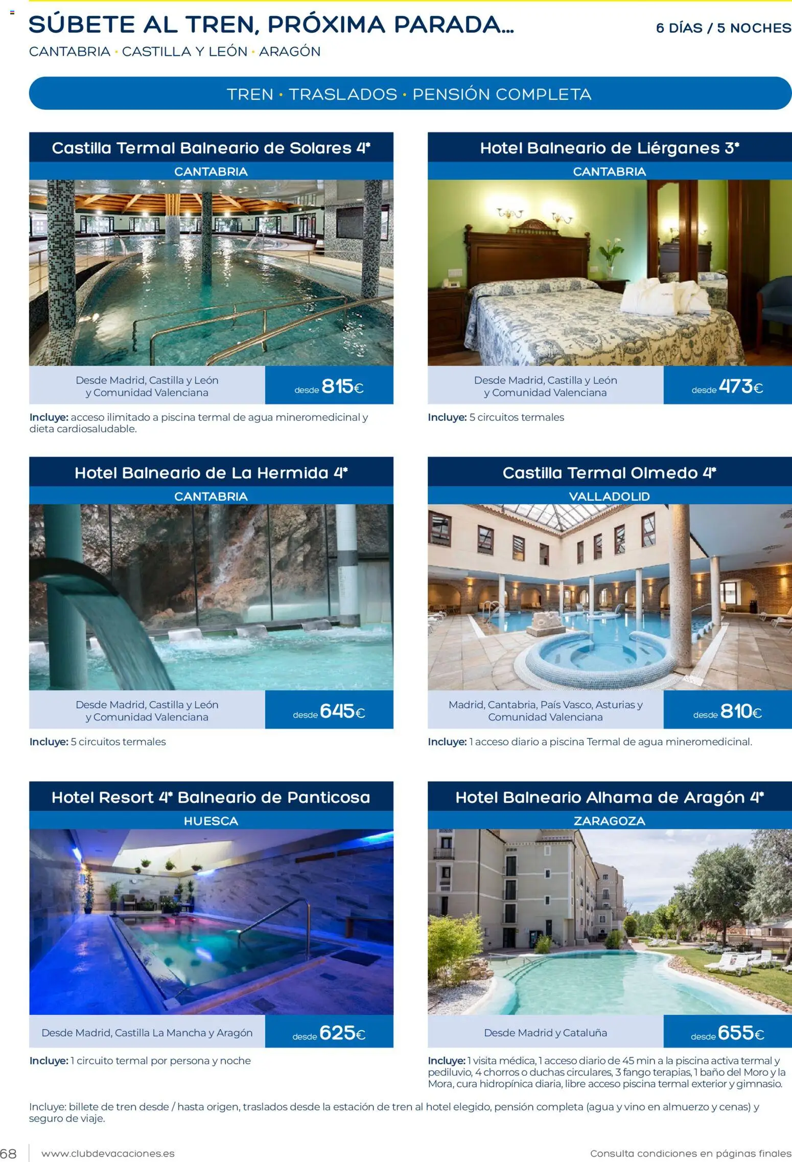 Viajes El Corte Inglés Club de Vacaciones │ válido desde el 01.02.2026 | Página: 68 | Productos: Vino, Baño