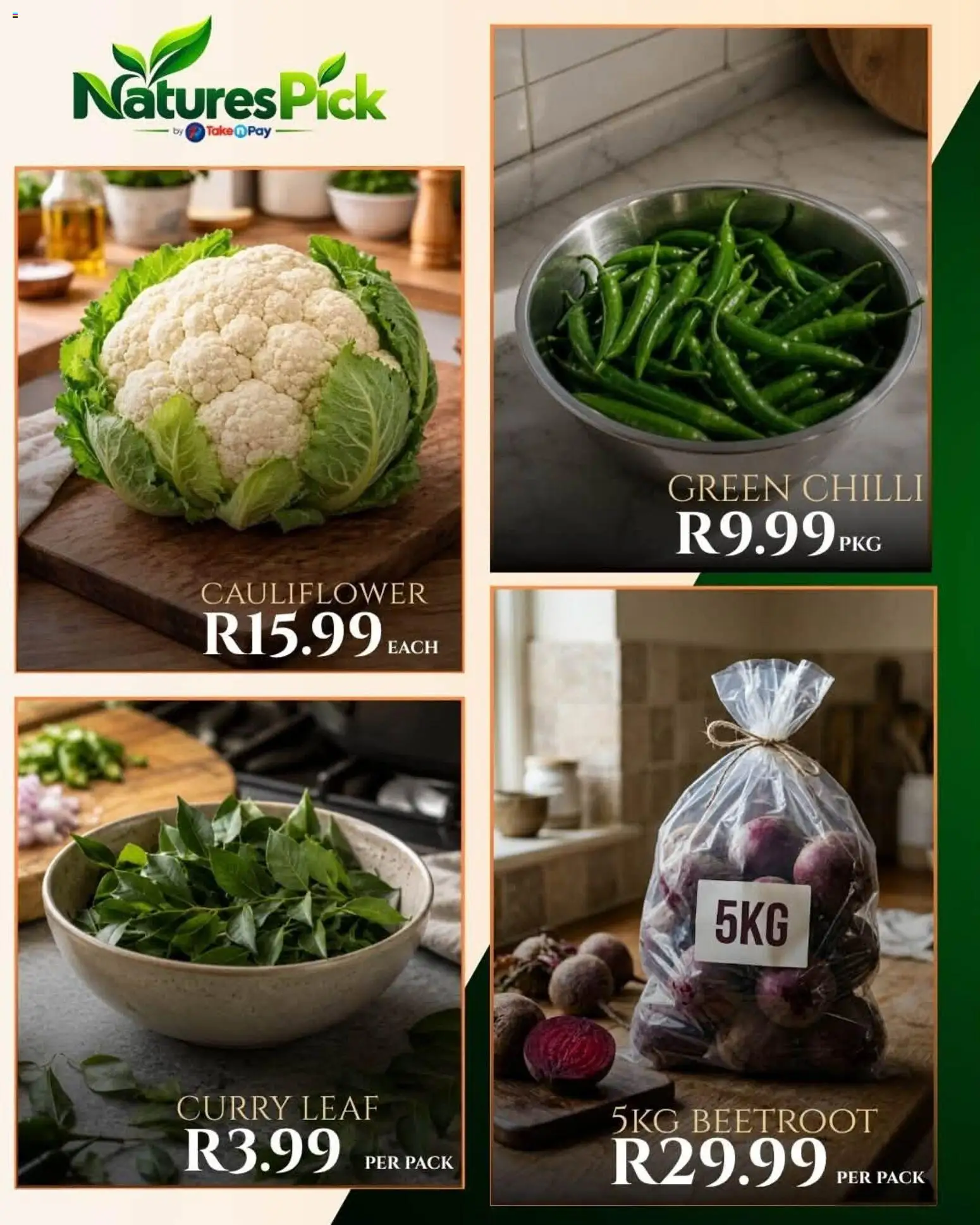 New Take n Pay catalogue – valid from 27/10/2026 | Page: 10 | Products: Cauliflower, Chilli