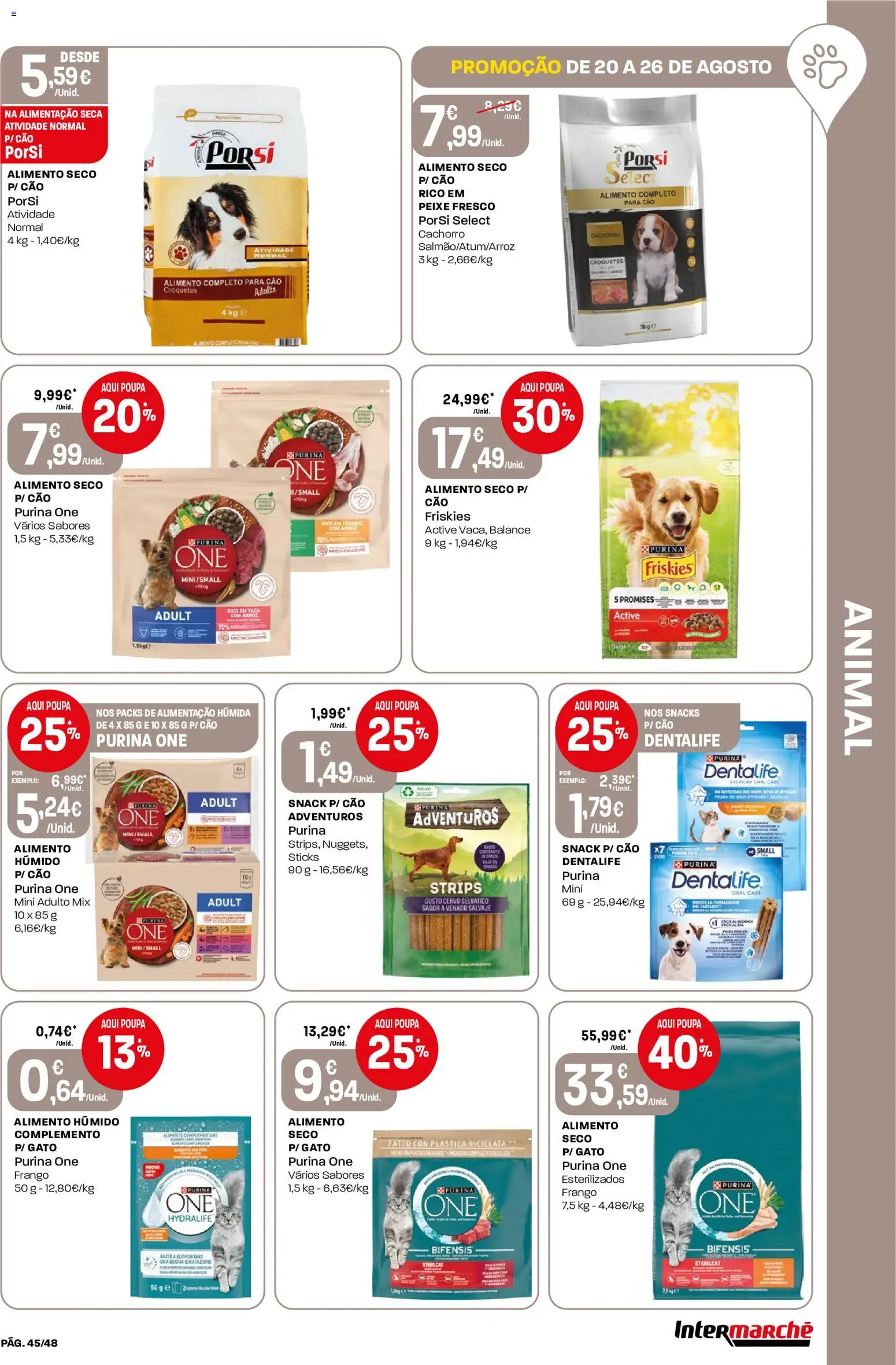 Intermarché folheto │ válido de 20/08/2026 | Página: 45