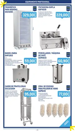 Pré-visualização Makro folheto válido de 27/10/2026 | Página: 17 | Produtos: Fritadeira, Frigorífico, Torneira, Molhos