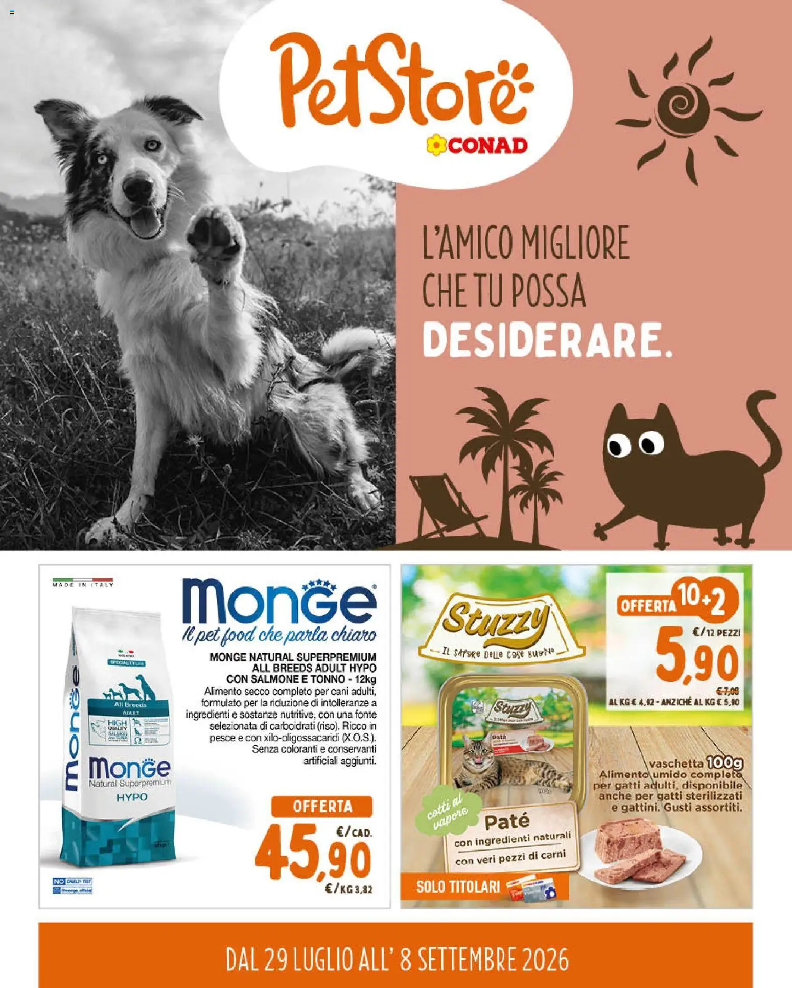 Volantino Conad del 29/07/2026 | Pagina: 1 | Prodotti: Paté, Salmone, Pesce, Tonno