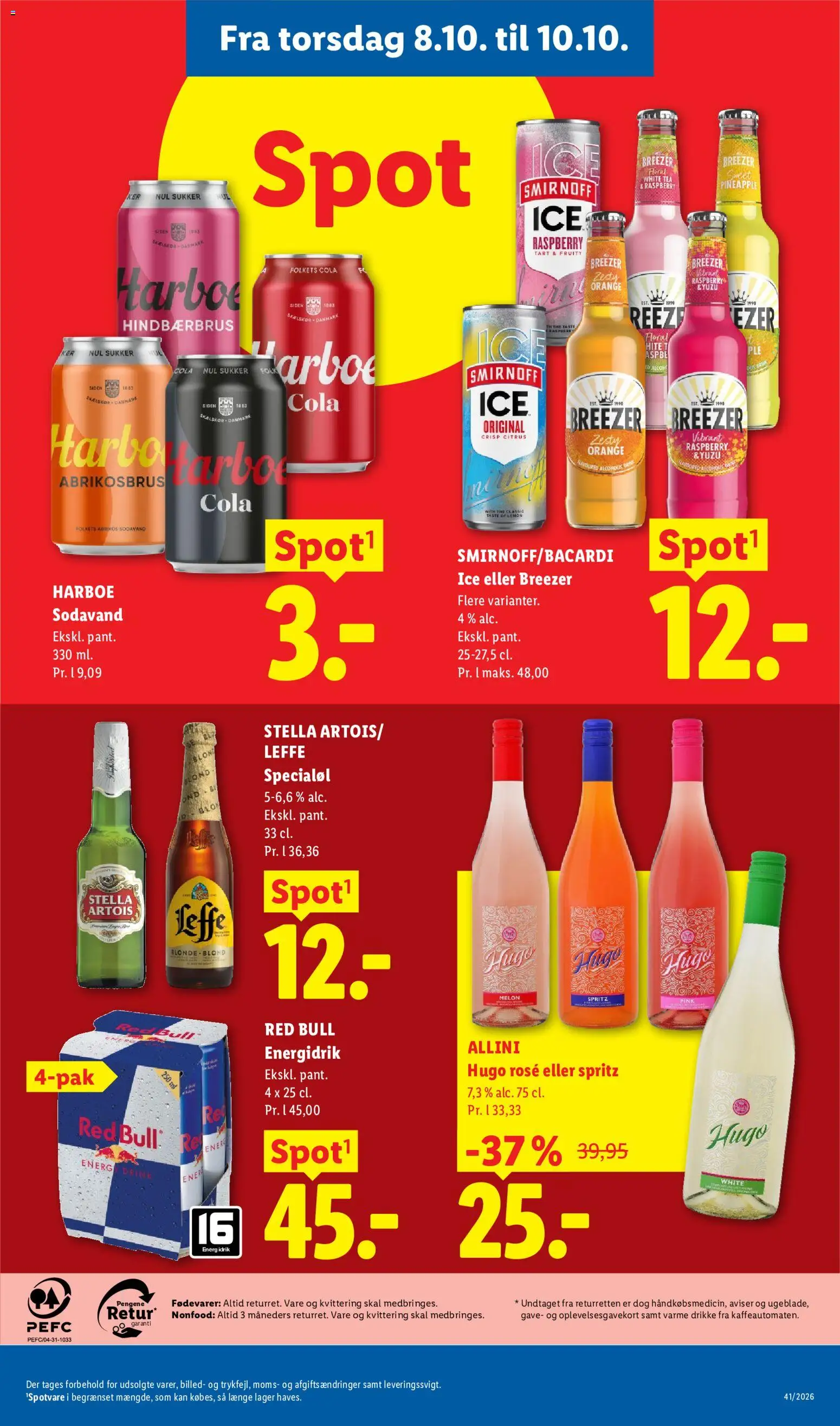 Lidl tilbudsavis – gyldig fra 04/10/2026 | Side: 37 | Produkter: Sodavand, Cola, Sukker, Søm