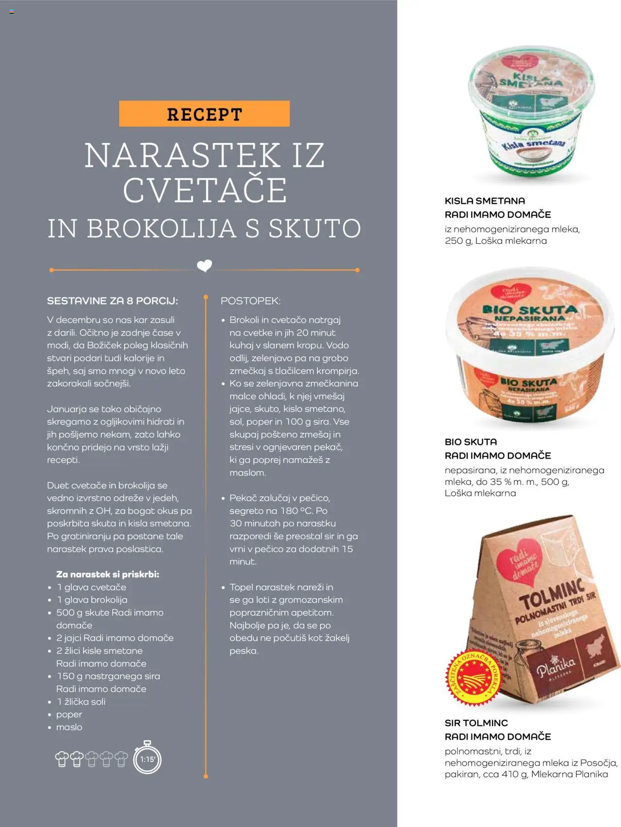 Novi Mercator katalog ponudbe – veljaven od 07.03.2024 | Stran: 13 | Izdelki: Maslo, Sir, Skuta, Poper
