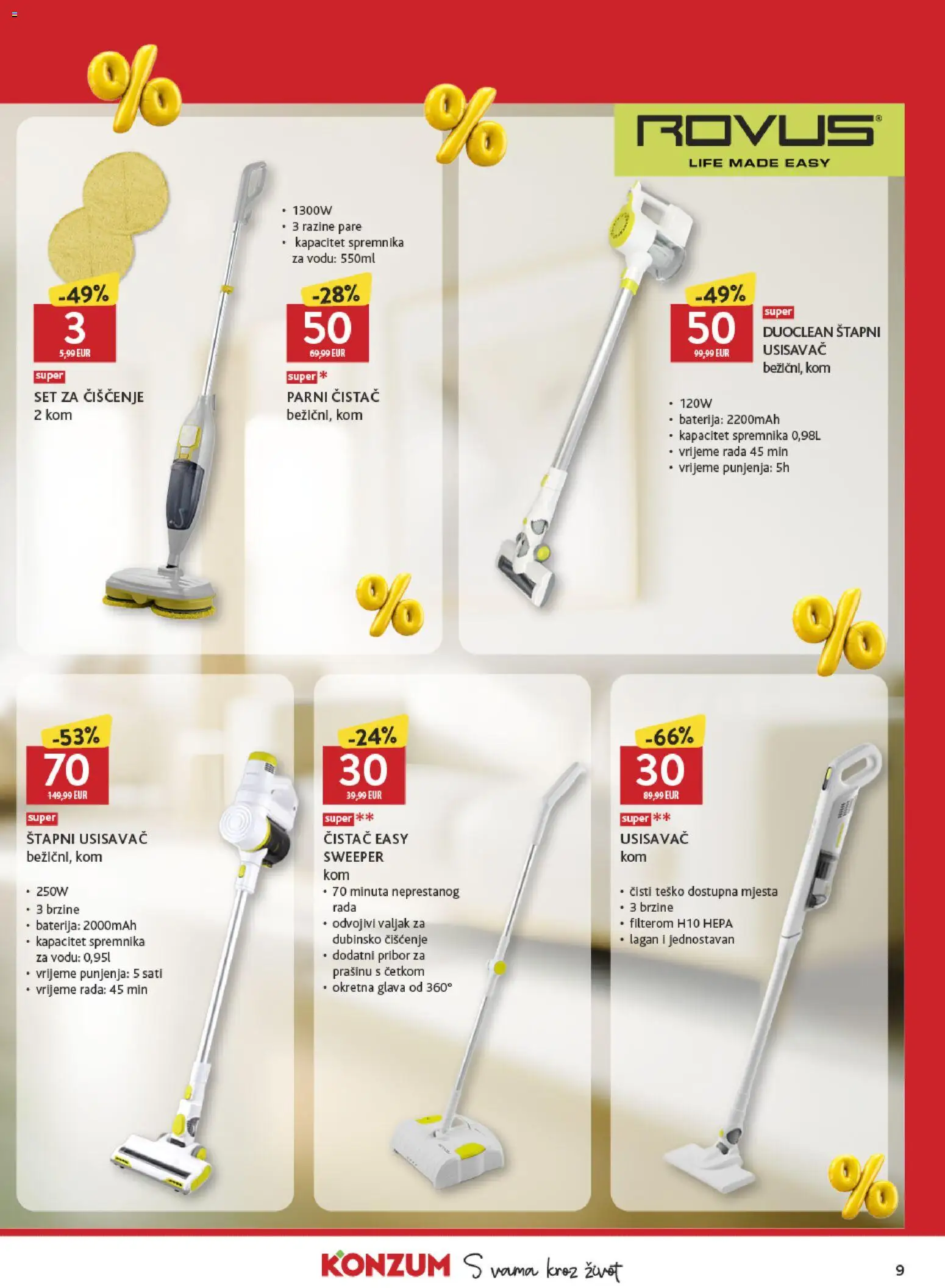 Konzum HR akciós ujság - amely érvényes a következő dátumtól: 2026.10.09. | Oldal: 9