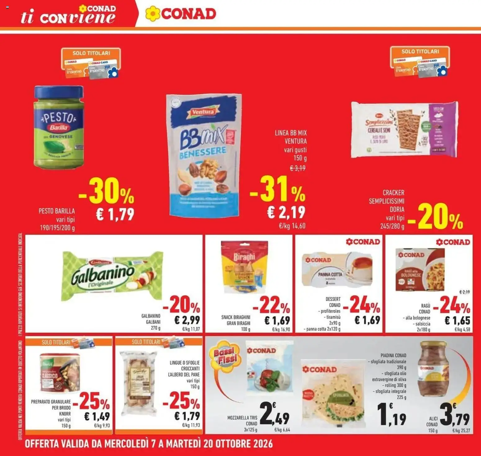 Volantino Conad del 07/10/2026 | Pagina: 40
