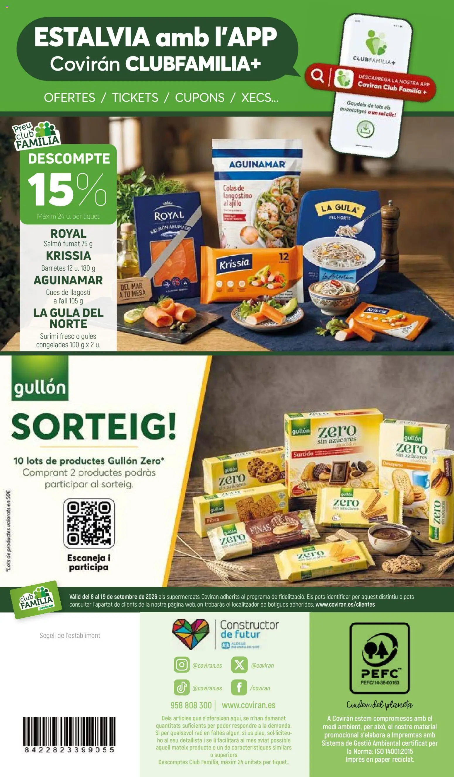 Coviran Ofertas │ válido desde el 08/09/2026 | Página: 16 | Productos: Salmón, Salmón ahumado, Sal, Mesa