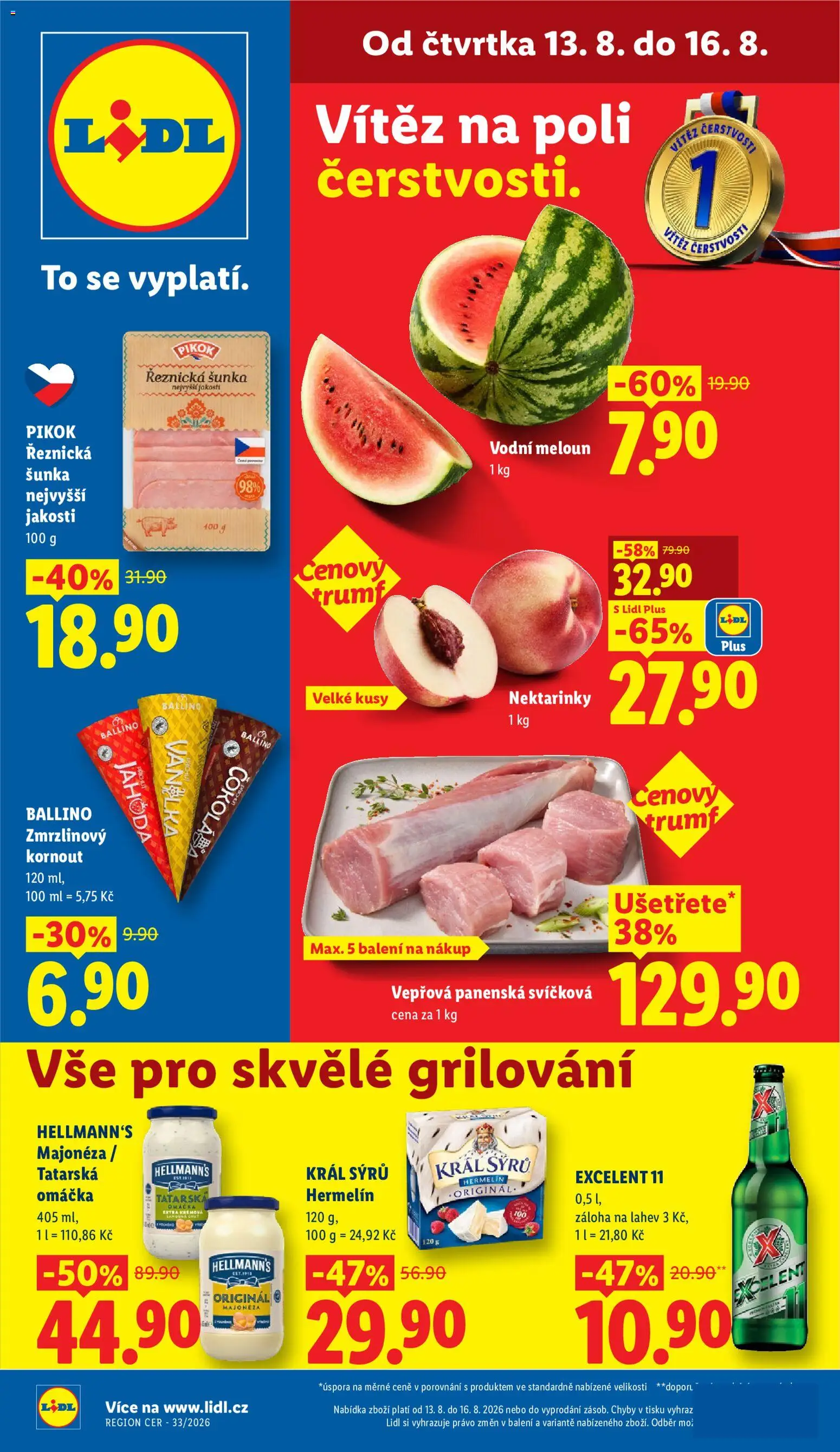 Lidl leták od 13.08.2026 | Strana: 1